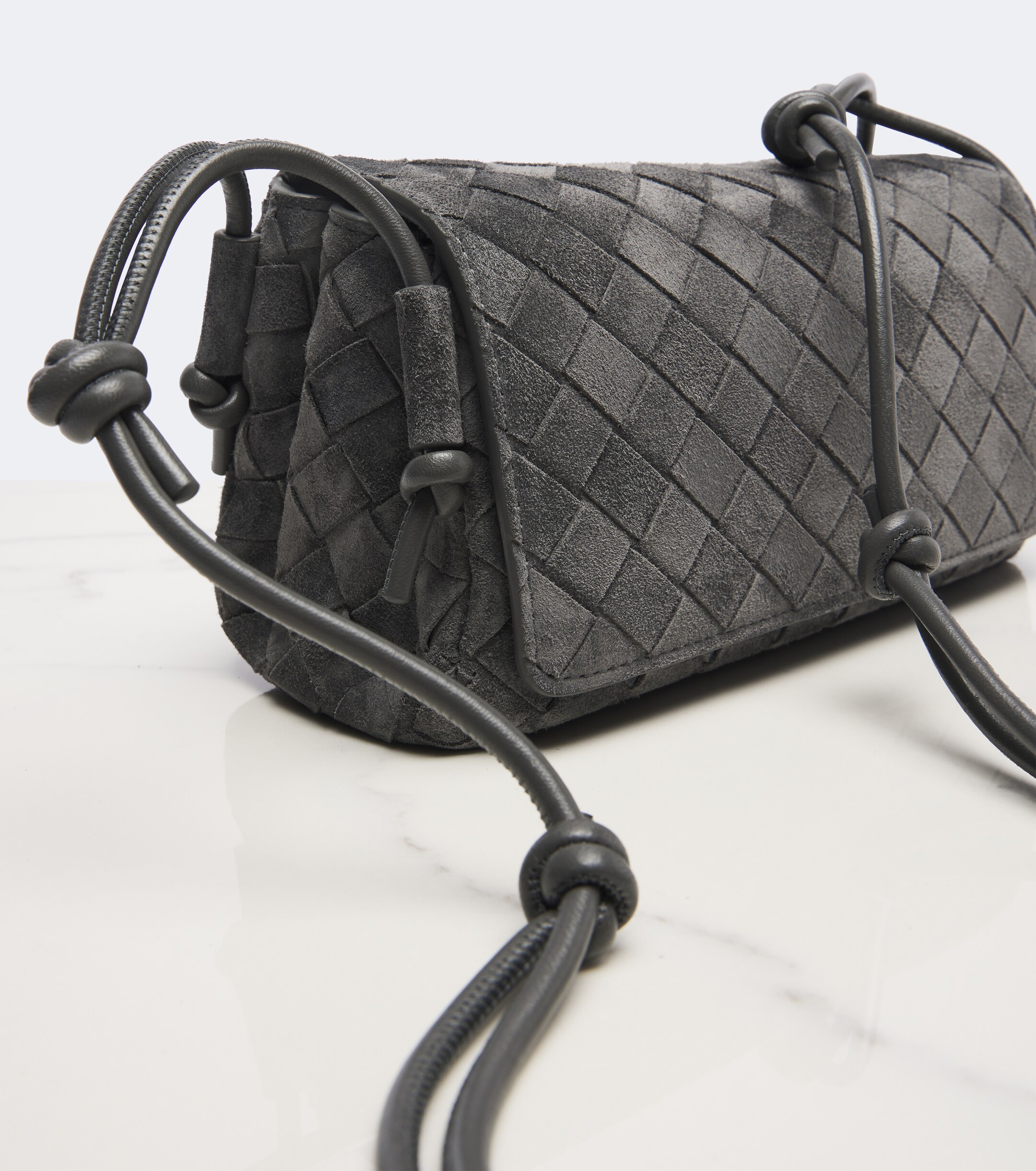 Bottega Veneta Notturno Mini suede crossbody bag
