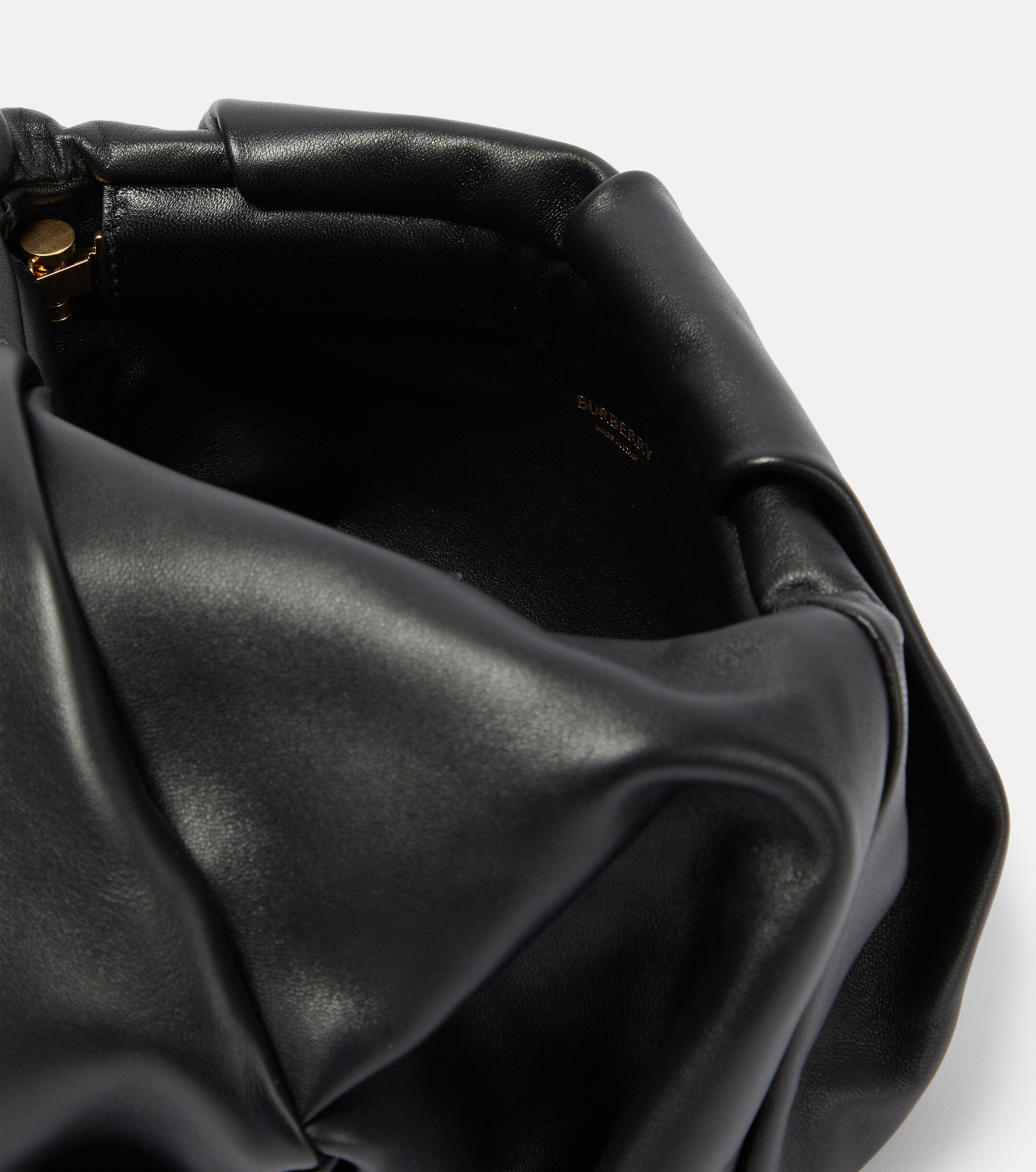 Burberry Rose leather clutch