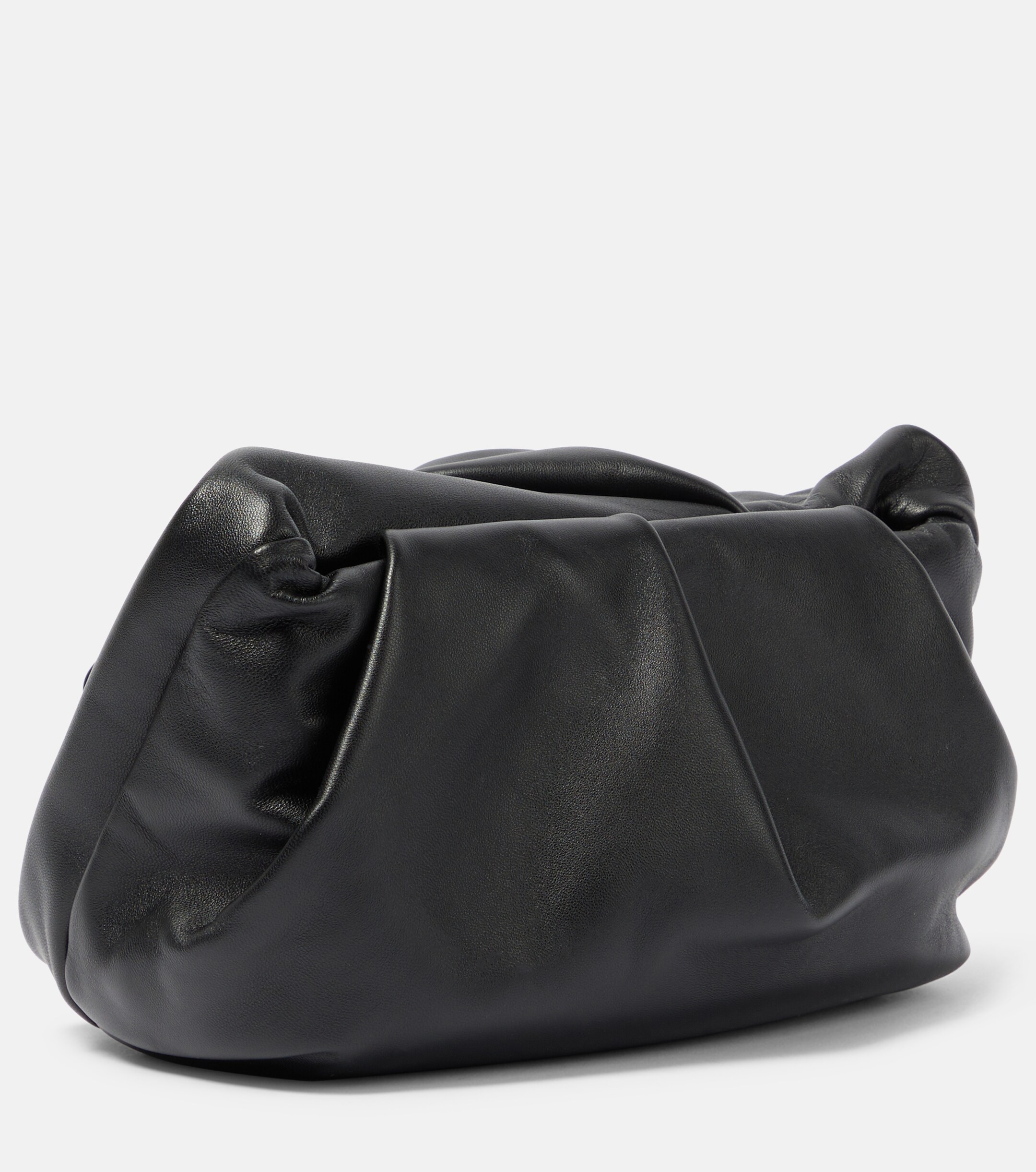 Burberry Rose leather clutch