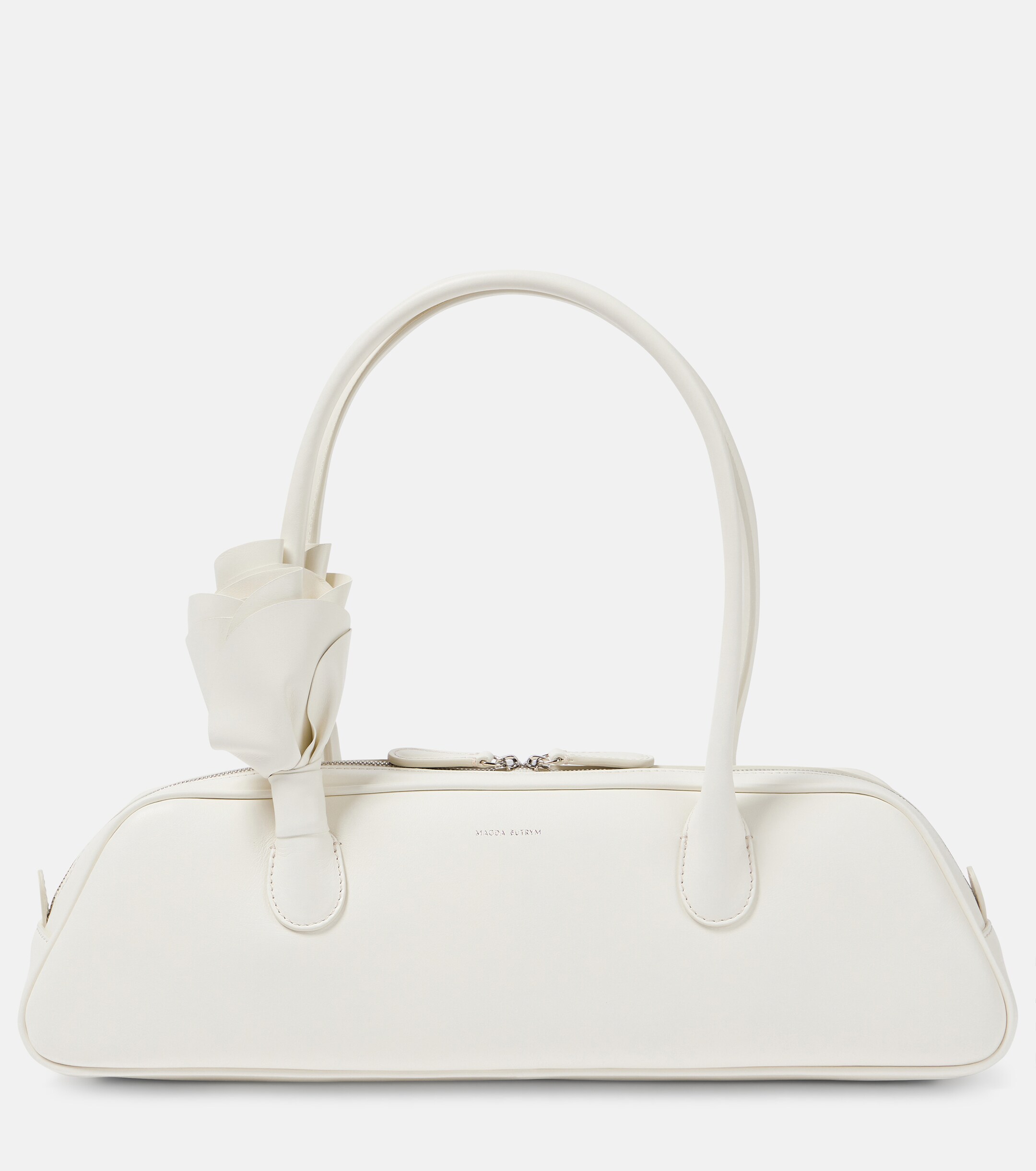 Magda Butrym Brigitte floral-appliqué leather shoulder bag