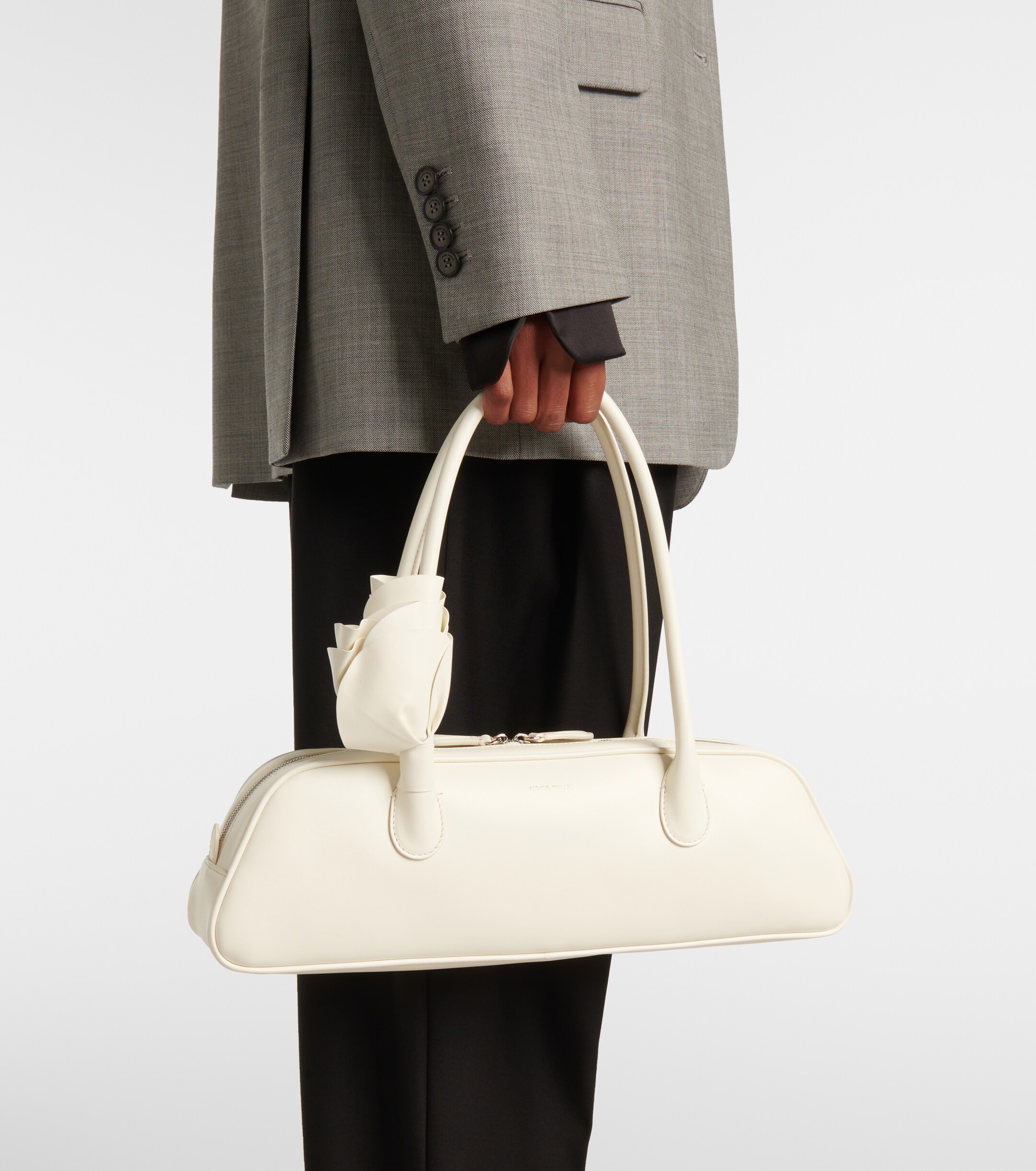 Magda Butrym Brigitte floral-appliqué leather shoulder bag