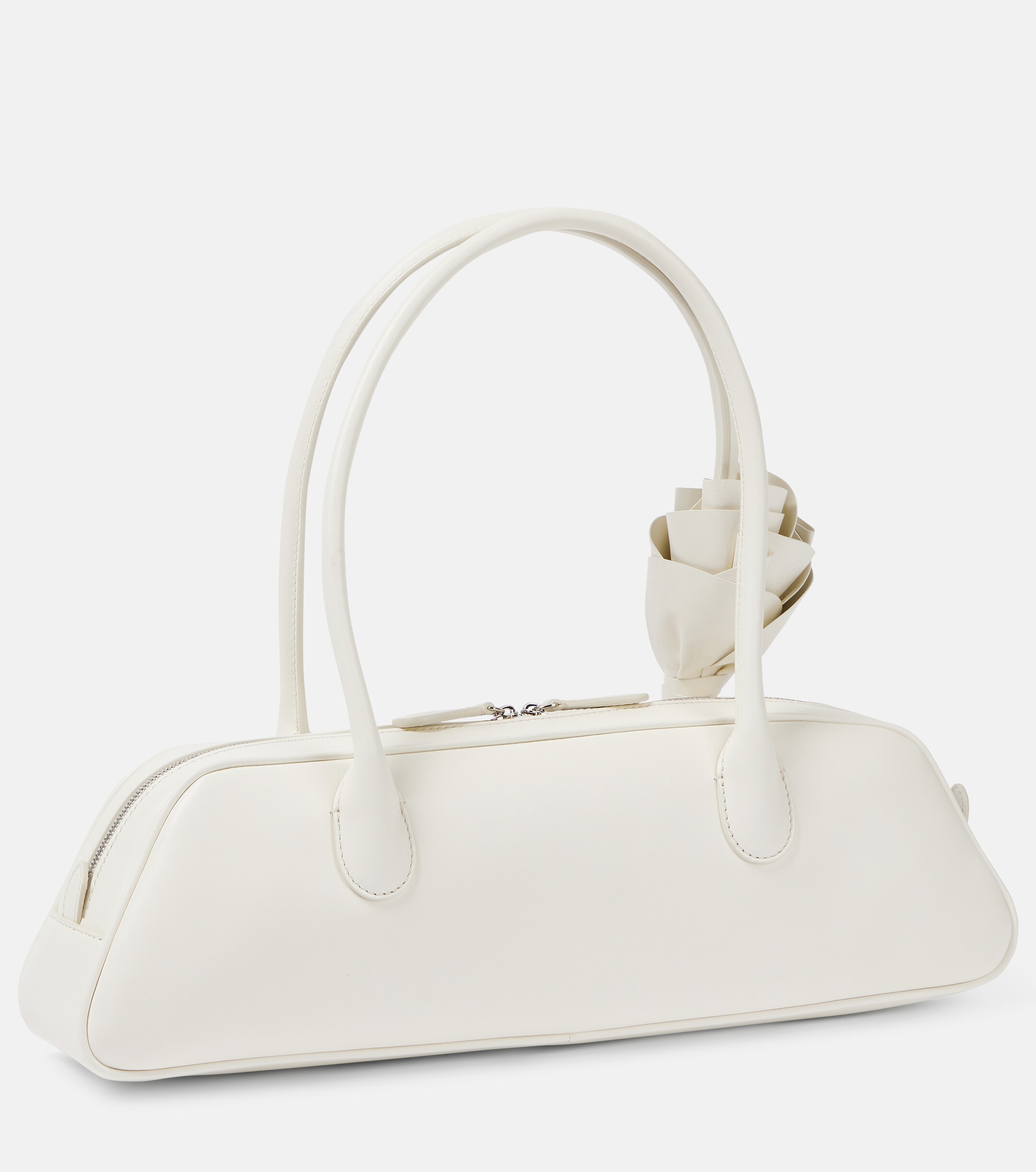 Magda Butrym Brigitte floral-appliqué leather shoulder bag