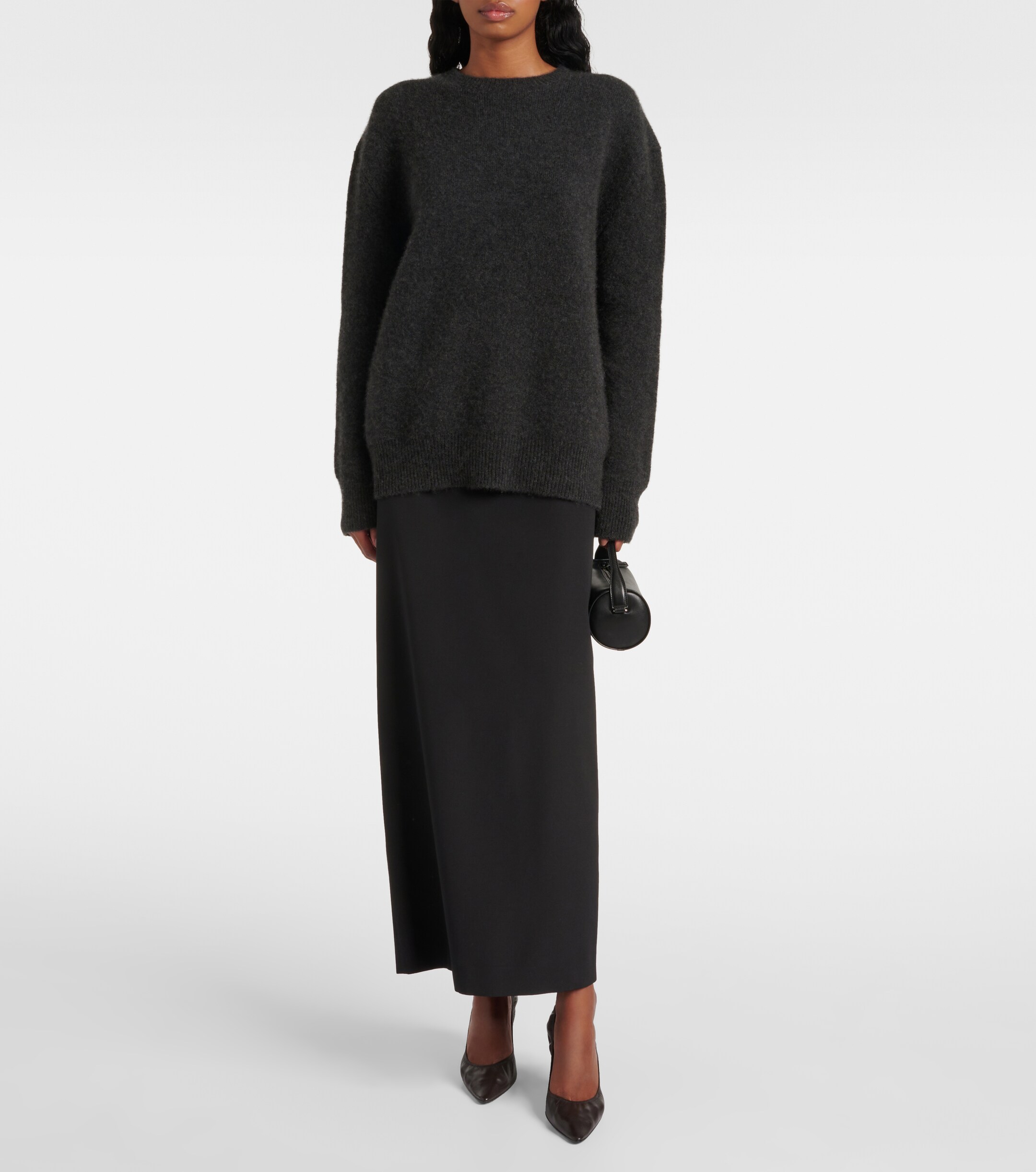 The Row - Bartelle silk and wool pencil skirt | Plush