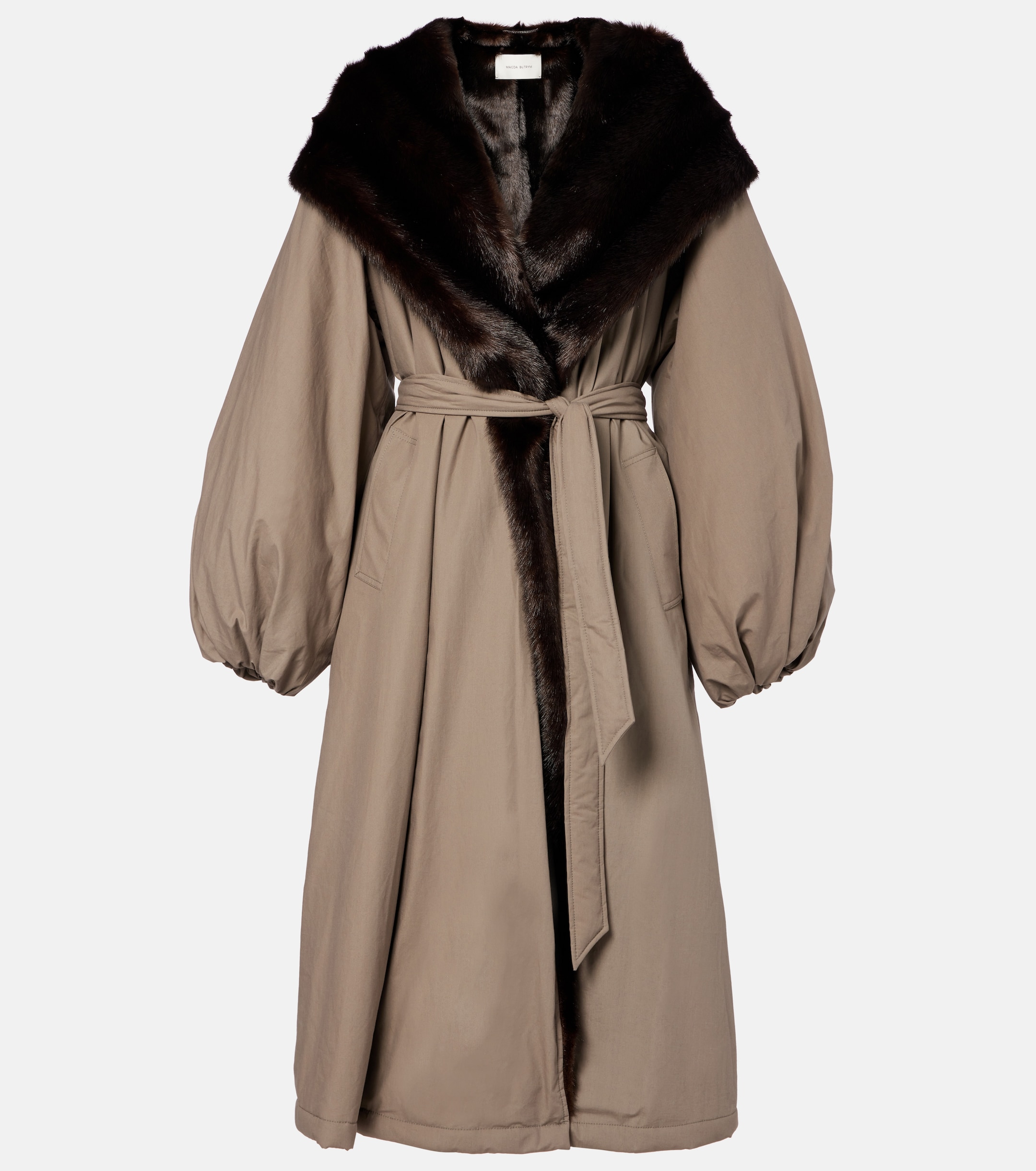 Magda Butrym - Cotton wrap coat | Plush