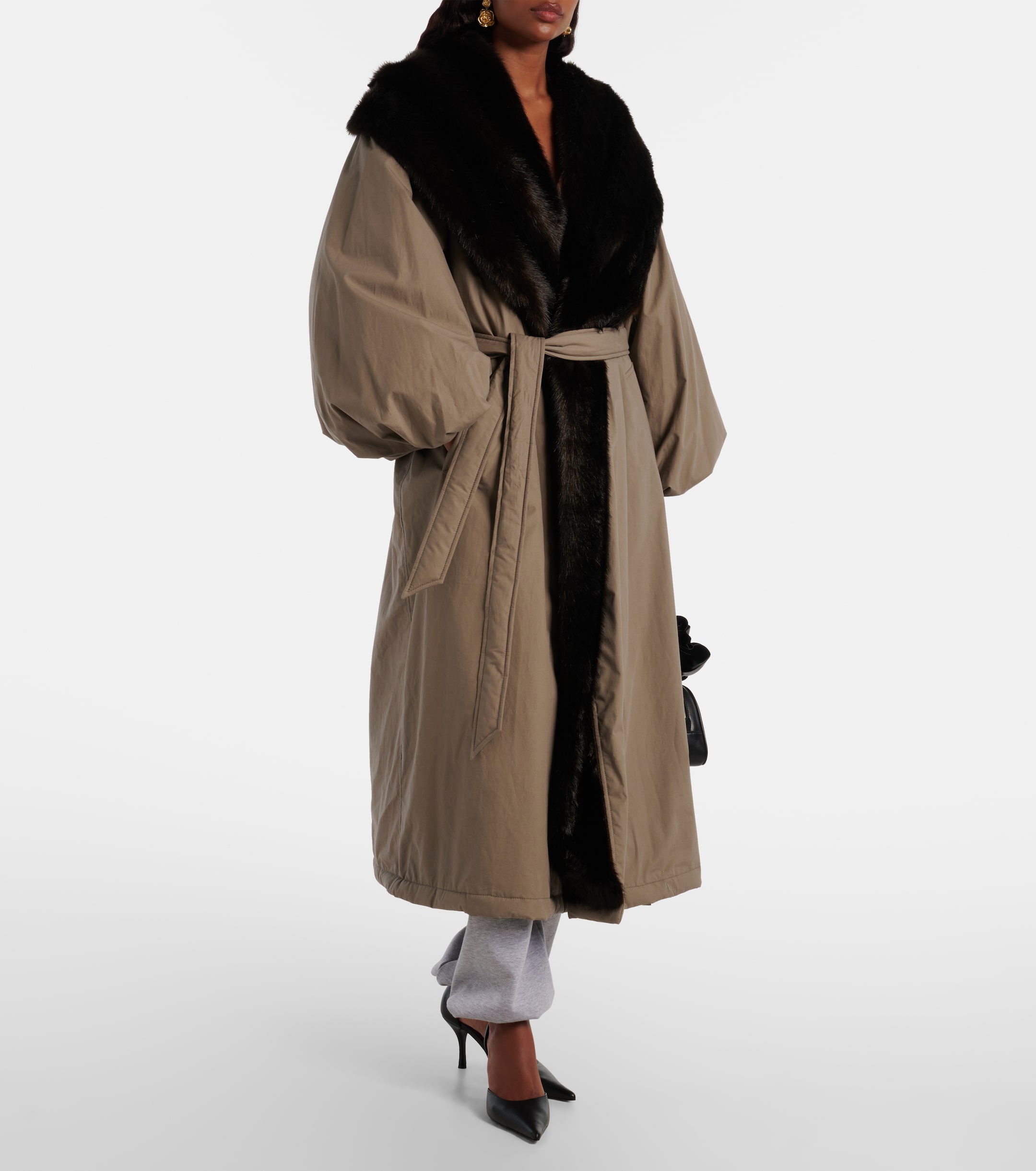Magda Butrym - Cotton wrap coat | Plush