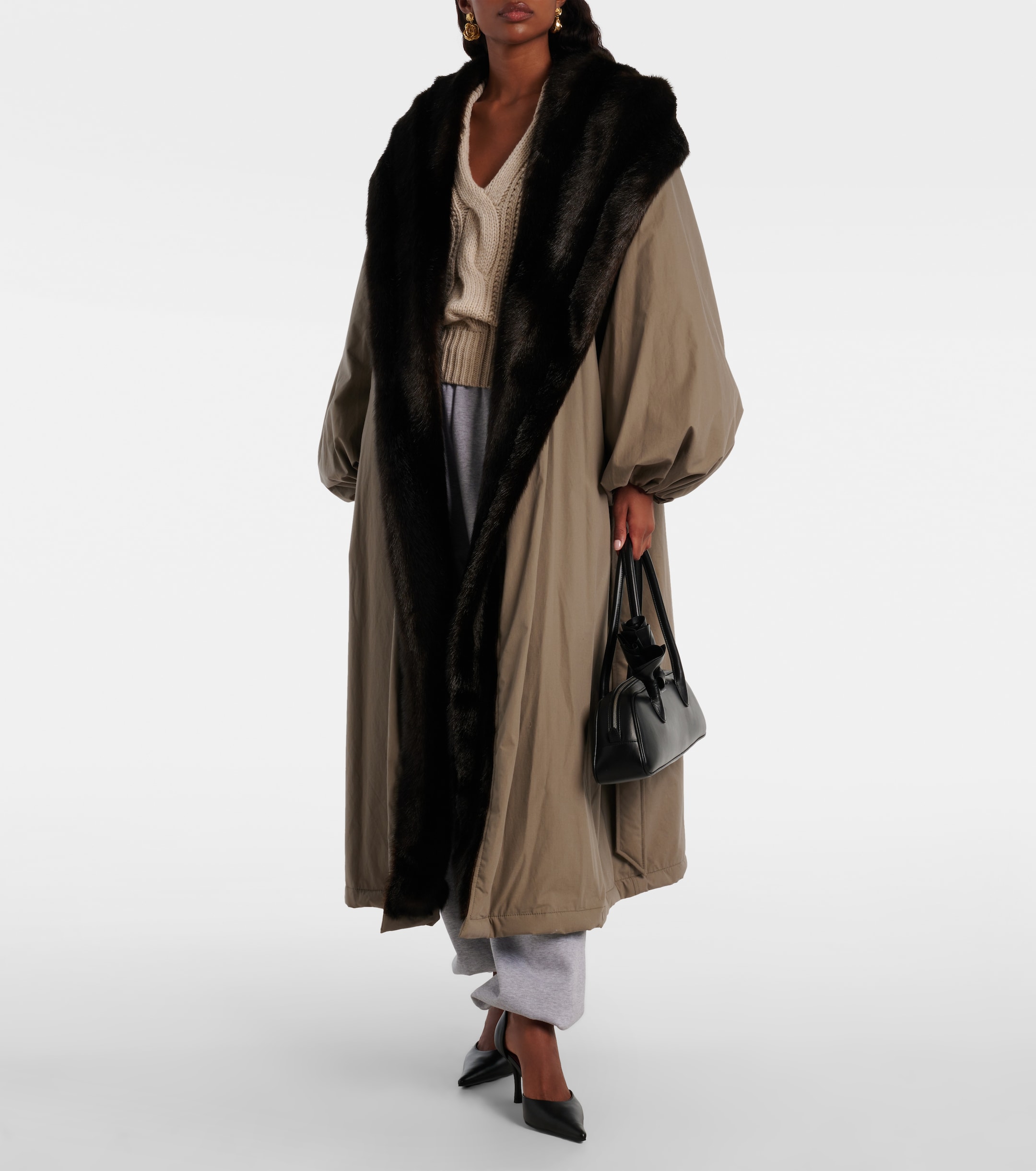 Magda Butrym - Cotton wrap coat | Plush