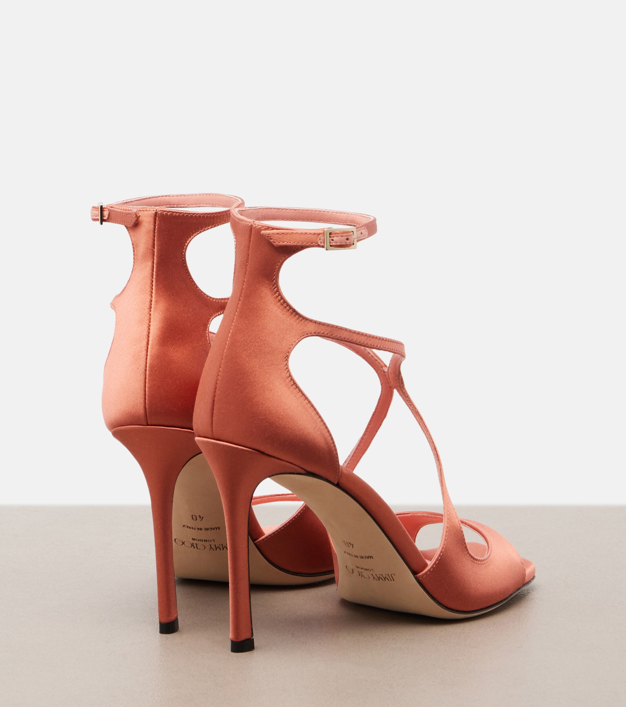 JIMMY CHOO Jimmy Choo Azia satin sandals