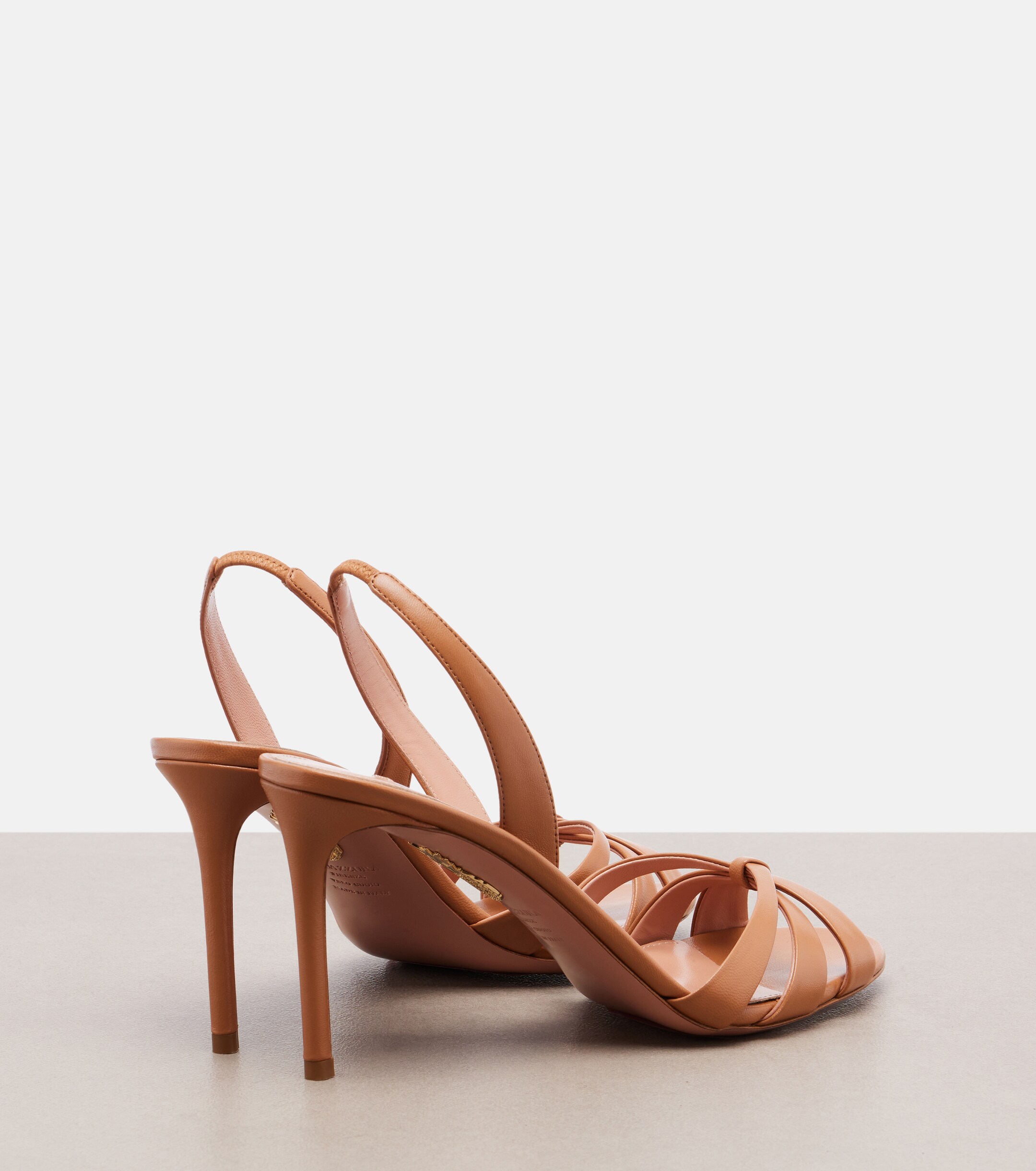 AQUAZZURA Aquazzura Tati leather slingback sandals