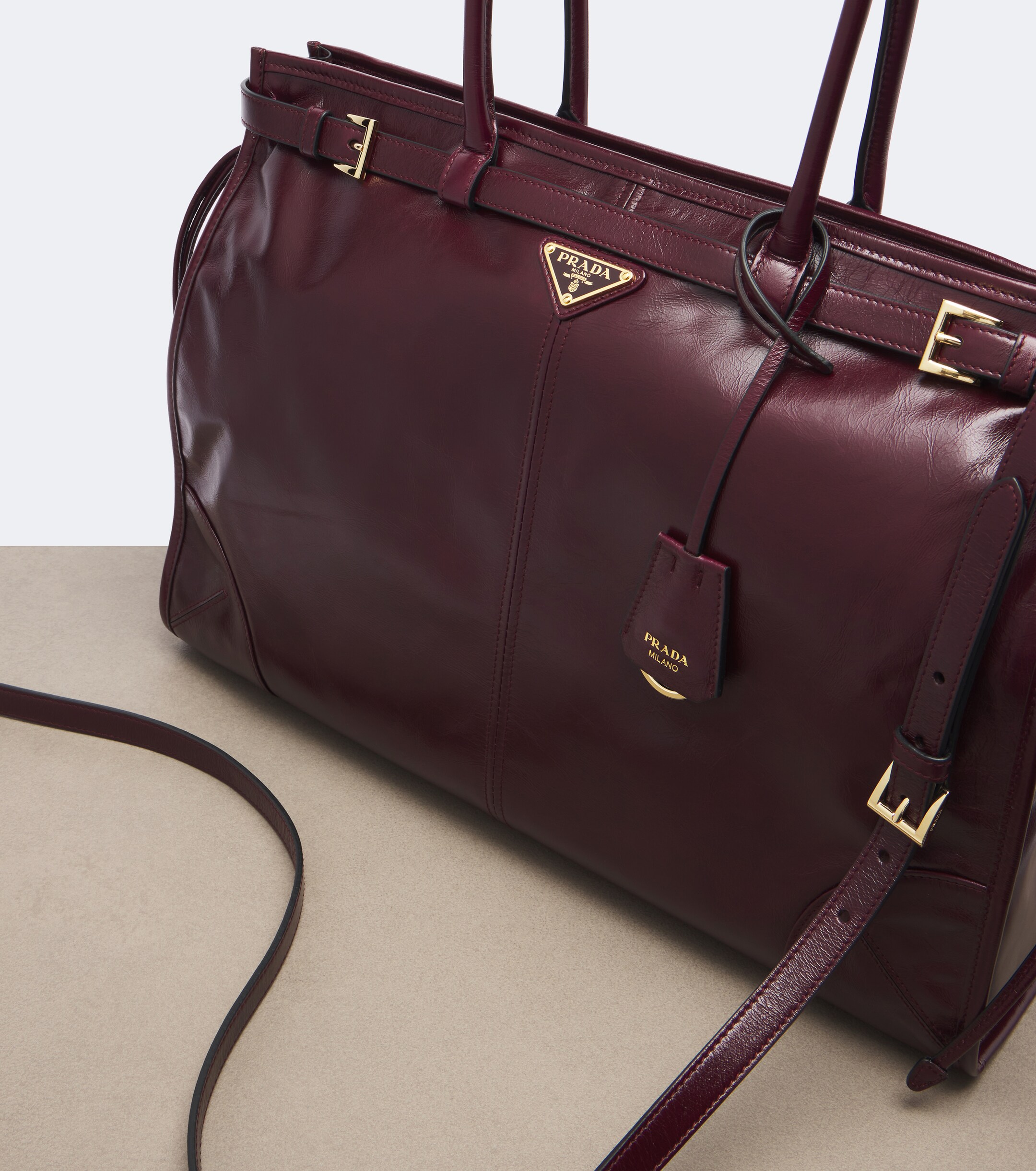 Prada Prada Bonnie Extra Large leather shoulder bag