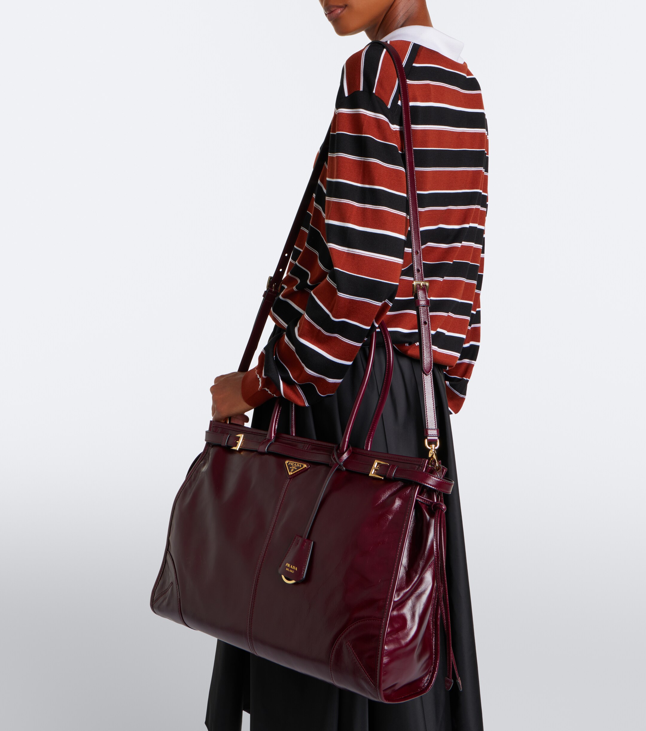 Prada Prada Bonnie Extra Large leather shoulder bag