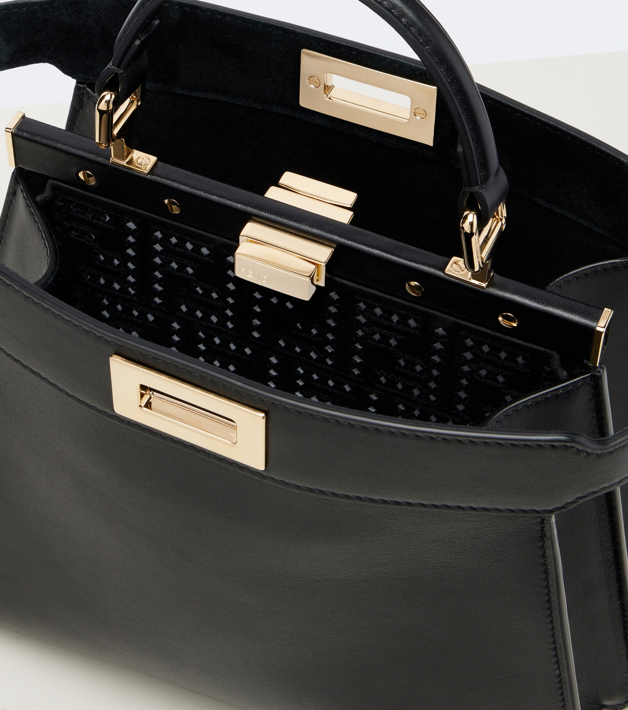 Fendi Peekaboo® Small leather top-handle bag