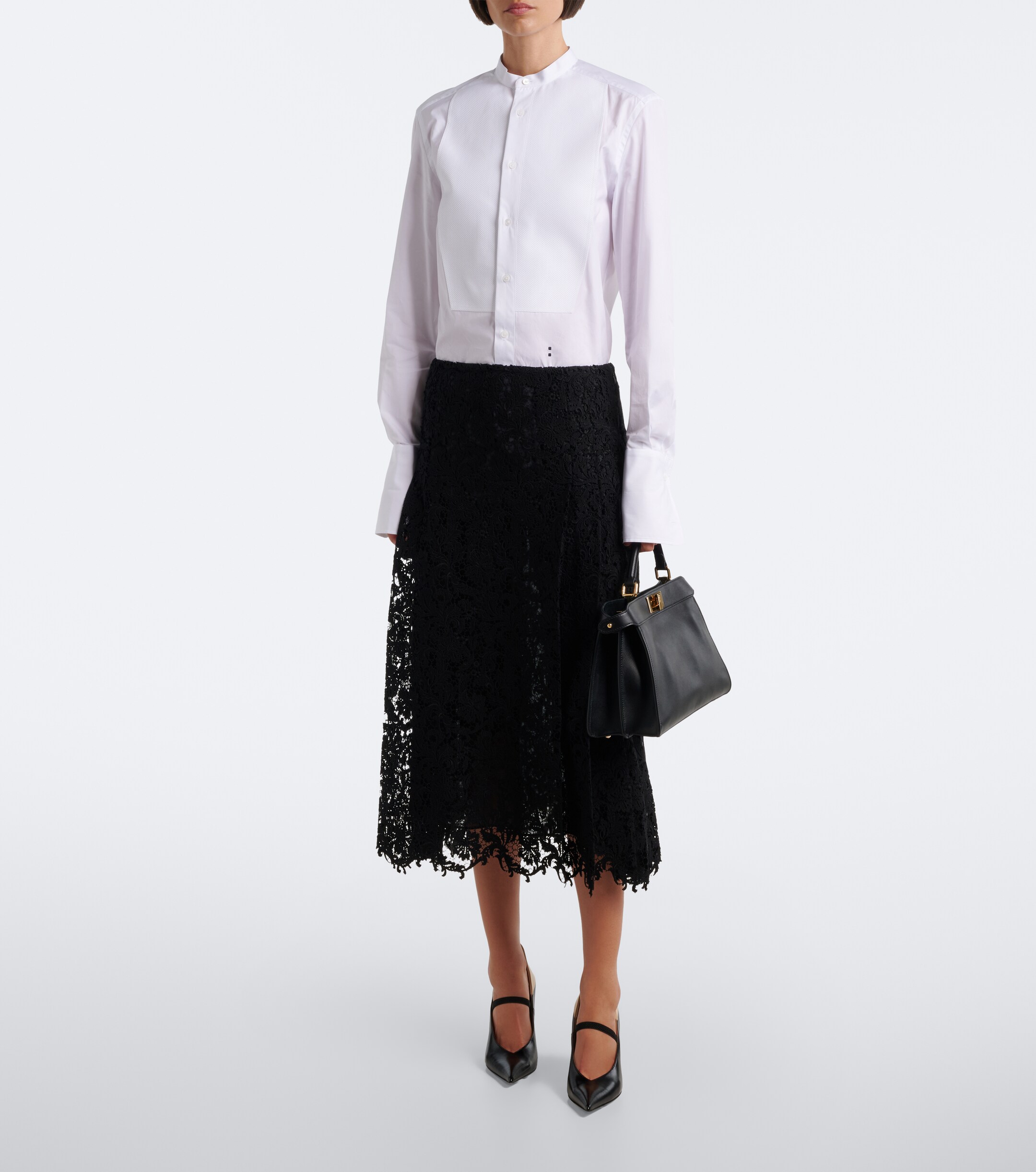 Fendi Peekaboo® Small leather top-handle bag