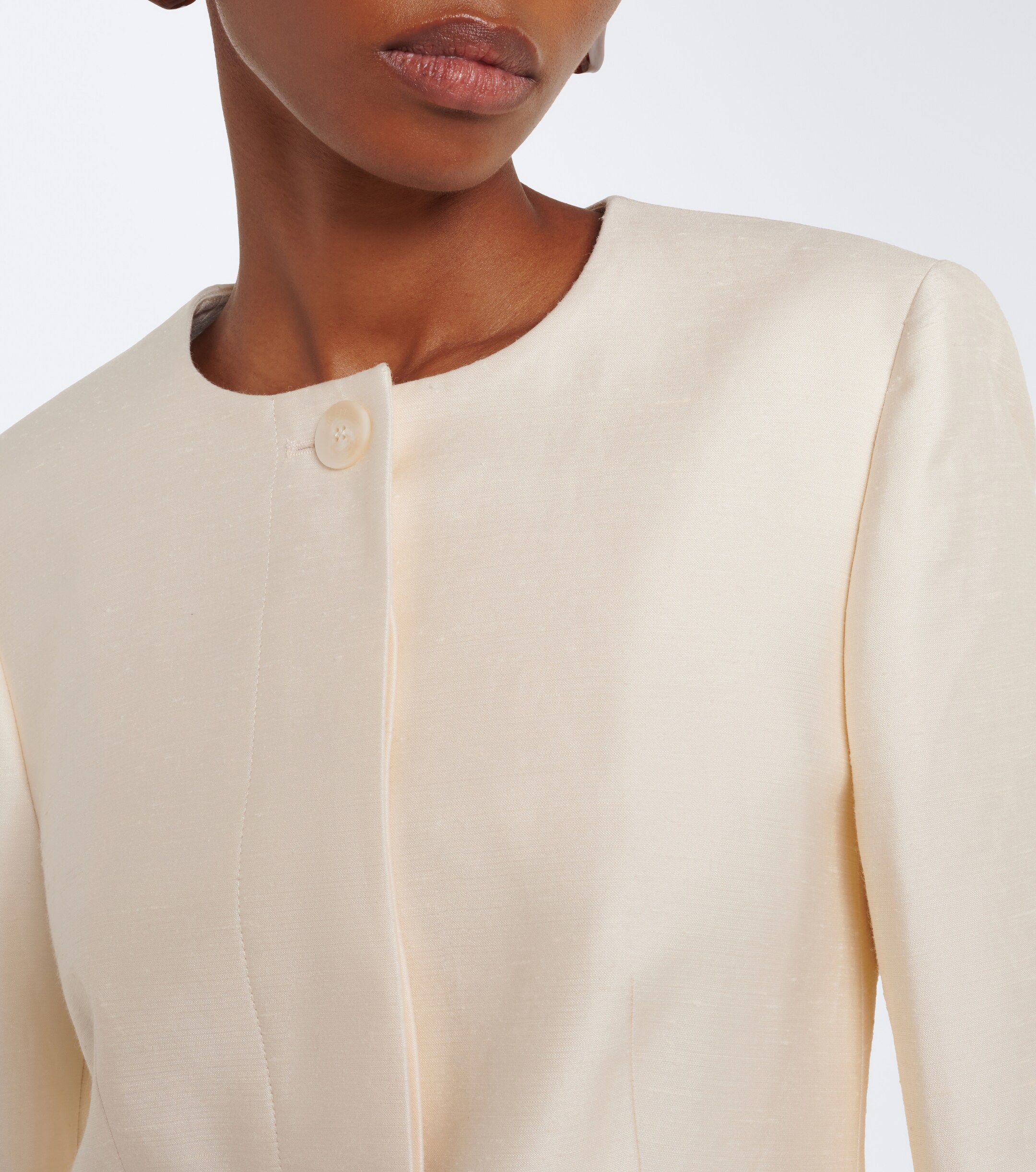 JOSEPH Joseph Myra cotton, linen, and silk-blend blazer