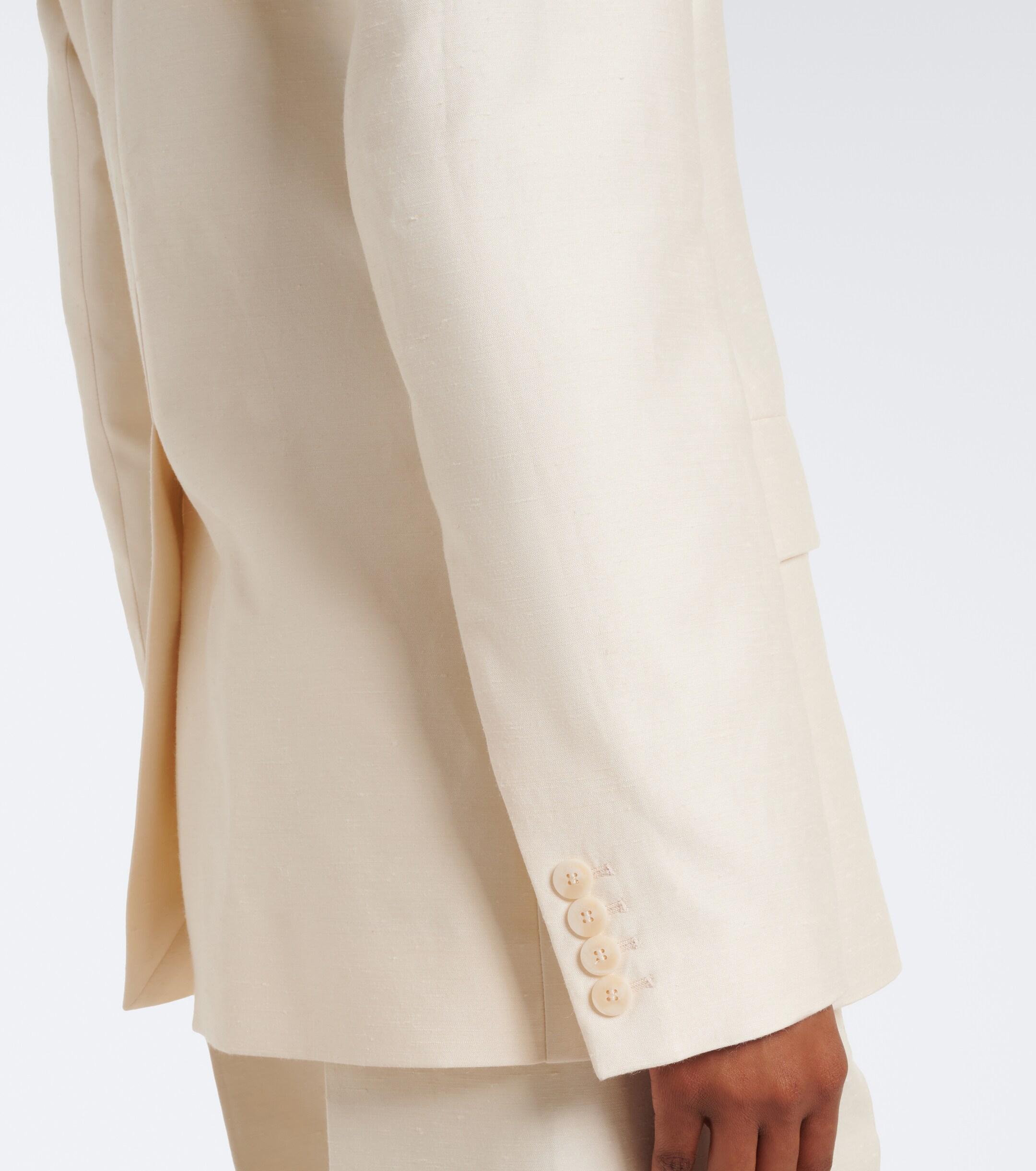 JOSEPH Joseph Myra cotton, linen, and silk-blend blazer