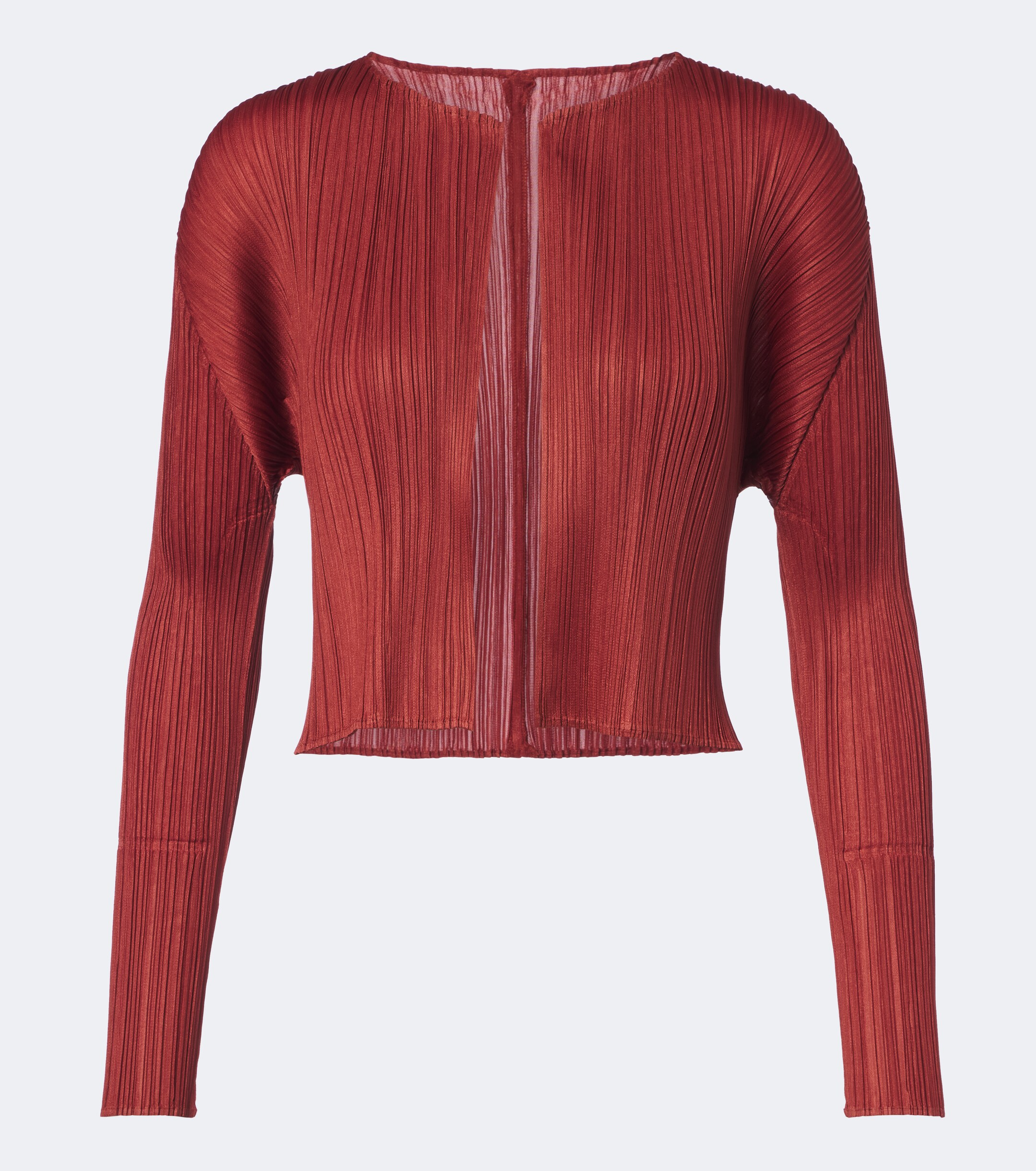 PLEATS PLEASE ISSEY MIYAKE Pleats Please Issey Miyake Monthly Colors: September pleated cardigan