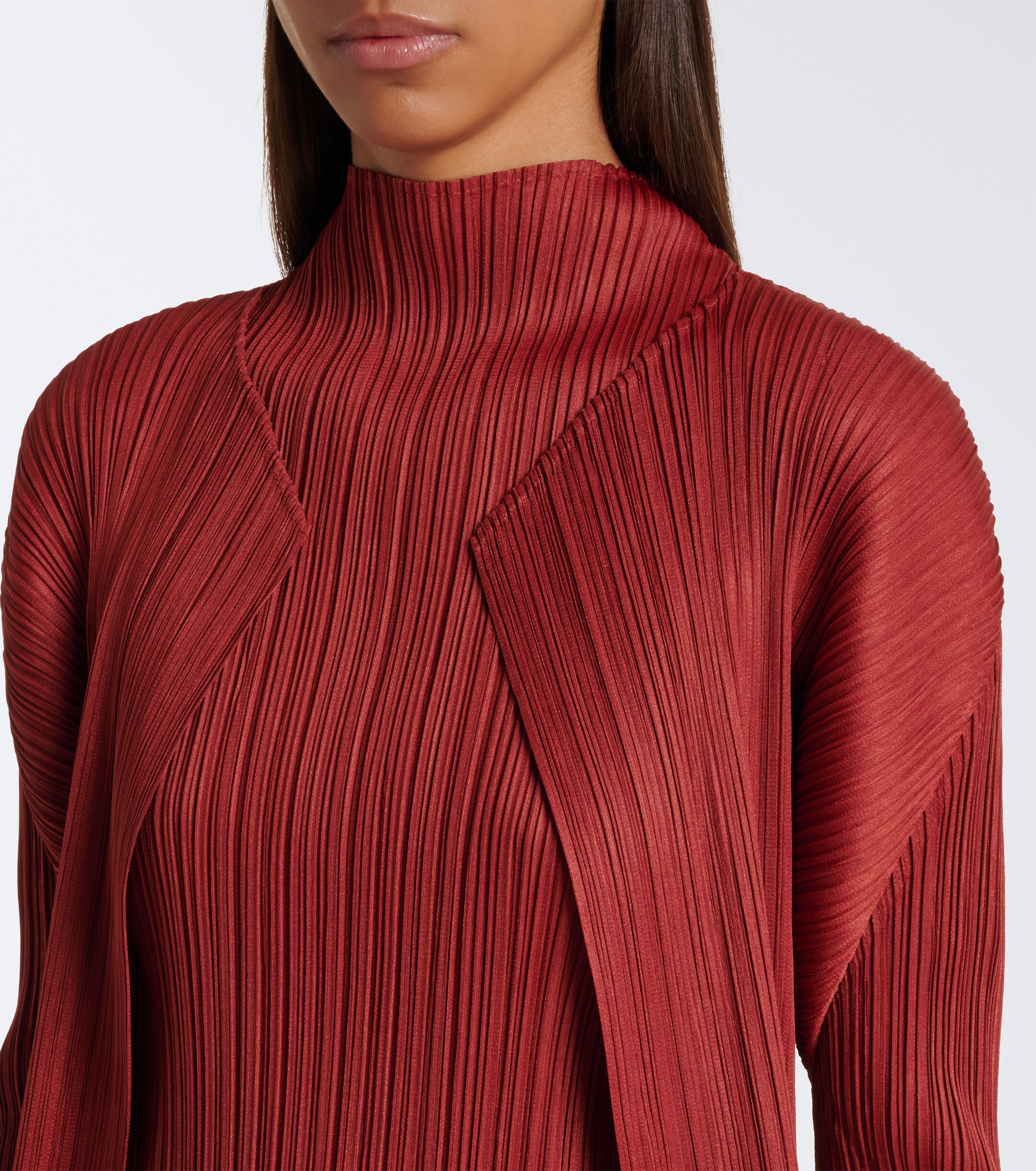 PLEATS PLEASE ISSEY MIYAKE Pleats Please Issey Miyake Monthly Colors: September pleated cardigan