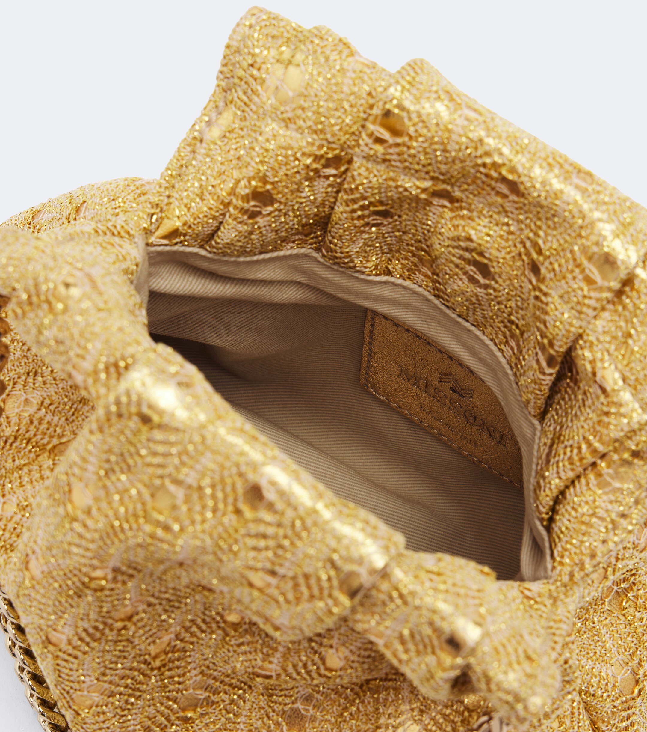 Missoni Mini lamé top-handle bag