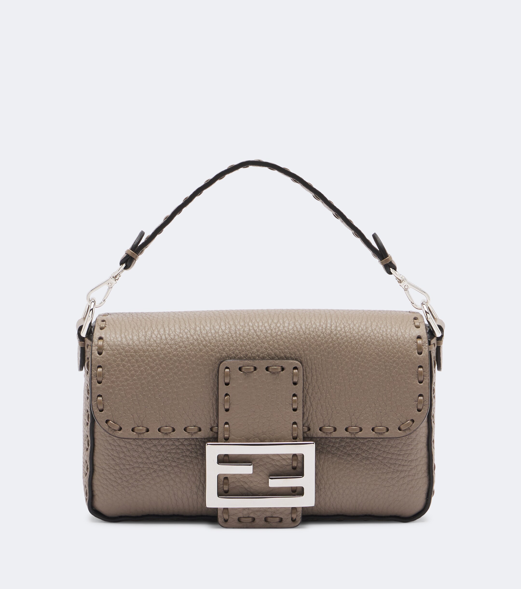 Fendi Fendi Baguette Mini leather top-handle bag