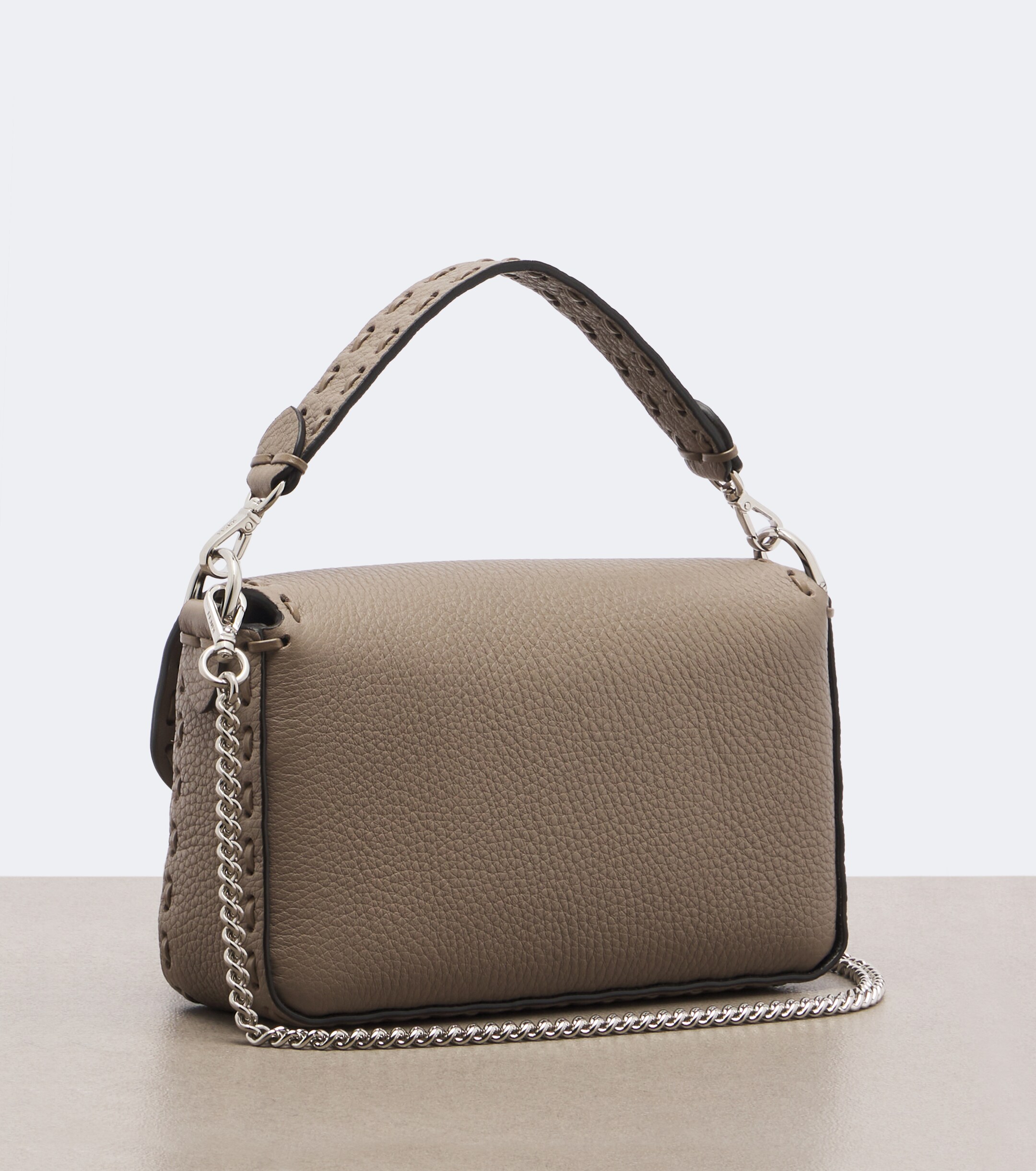 Fendi Fendi Baguette Mini leather top-handle bag