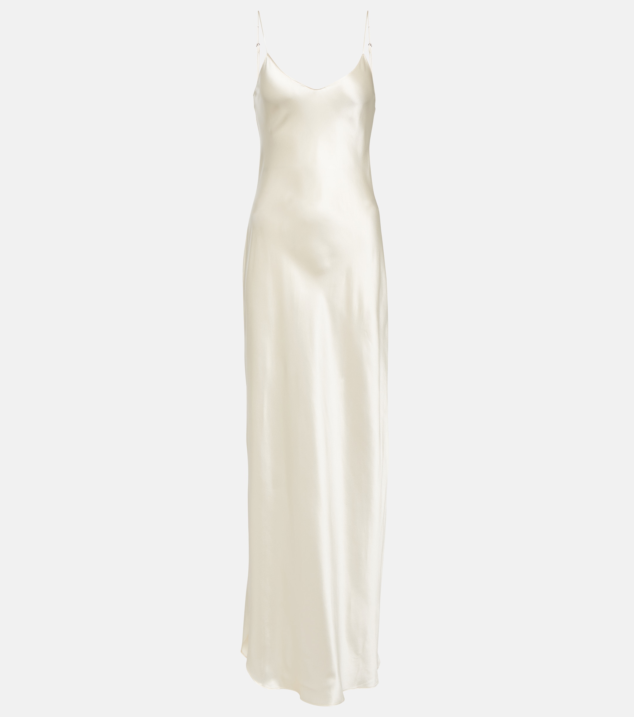 Nili Lotan Cami silk satin maxi dress thumbnail