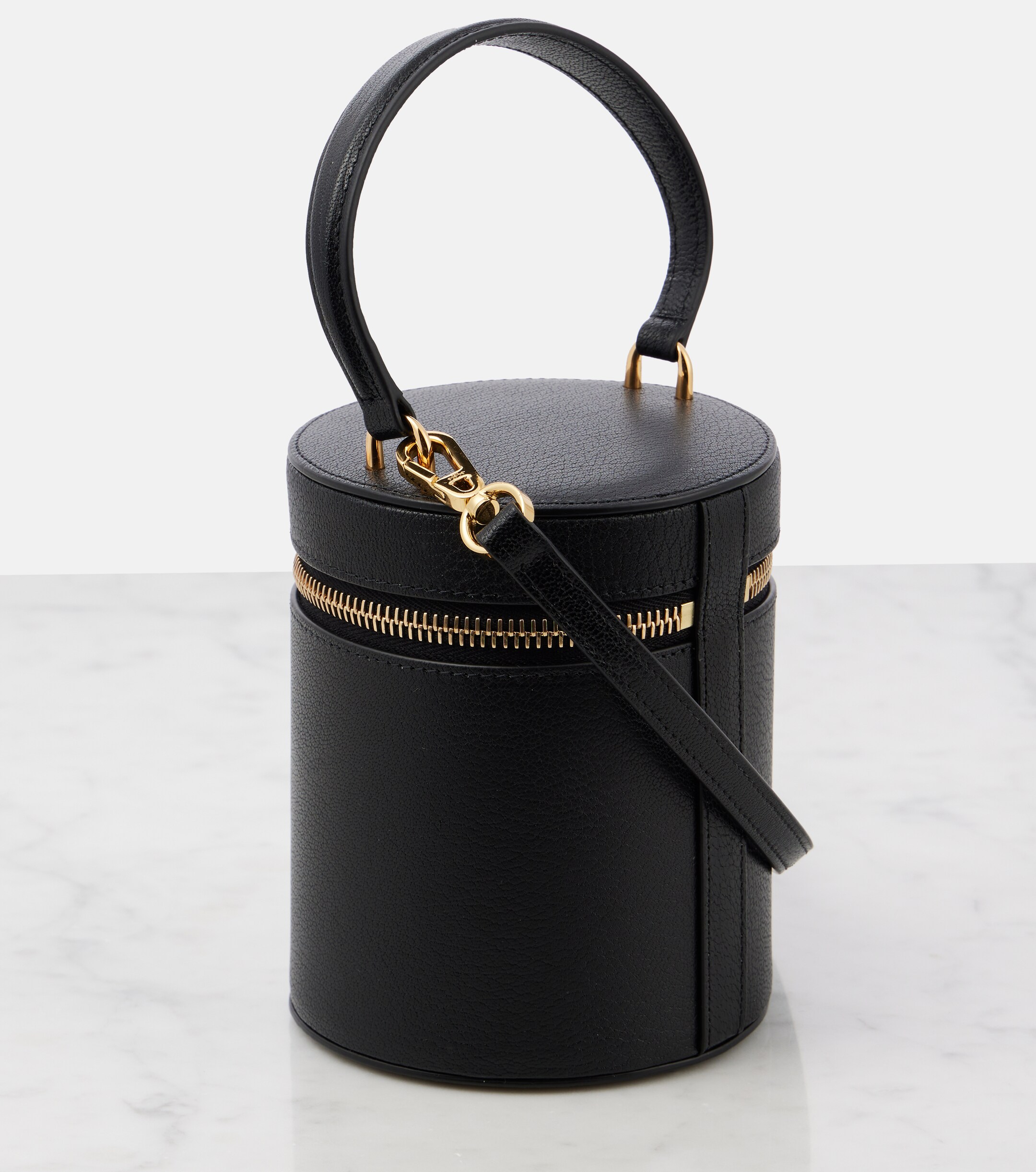 Alaïa Cube Mini leather vanity bag