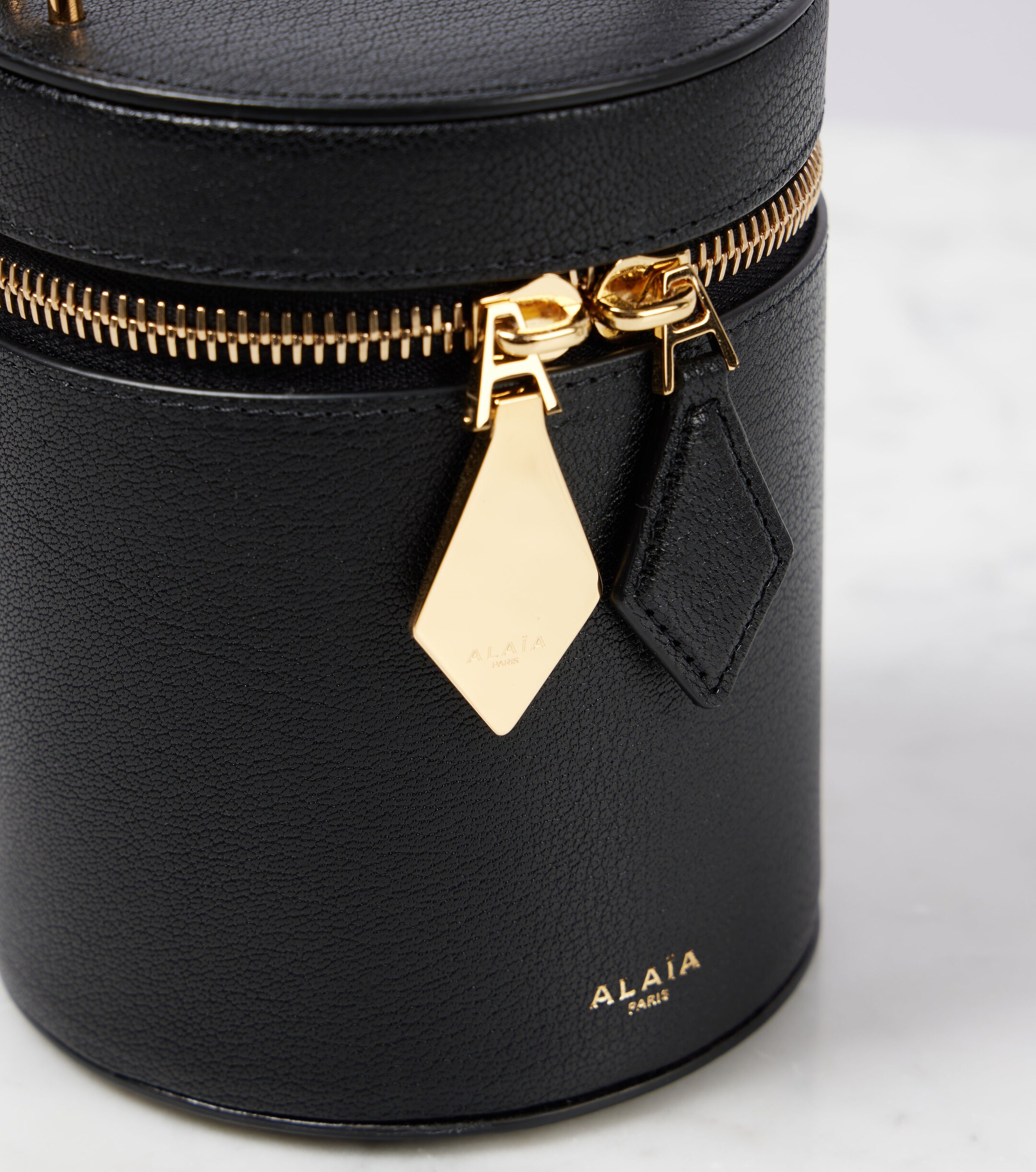 Alaïa Cube Mini leather vanity bag