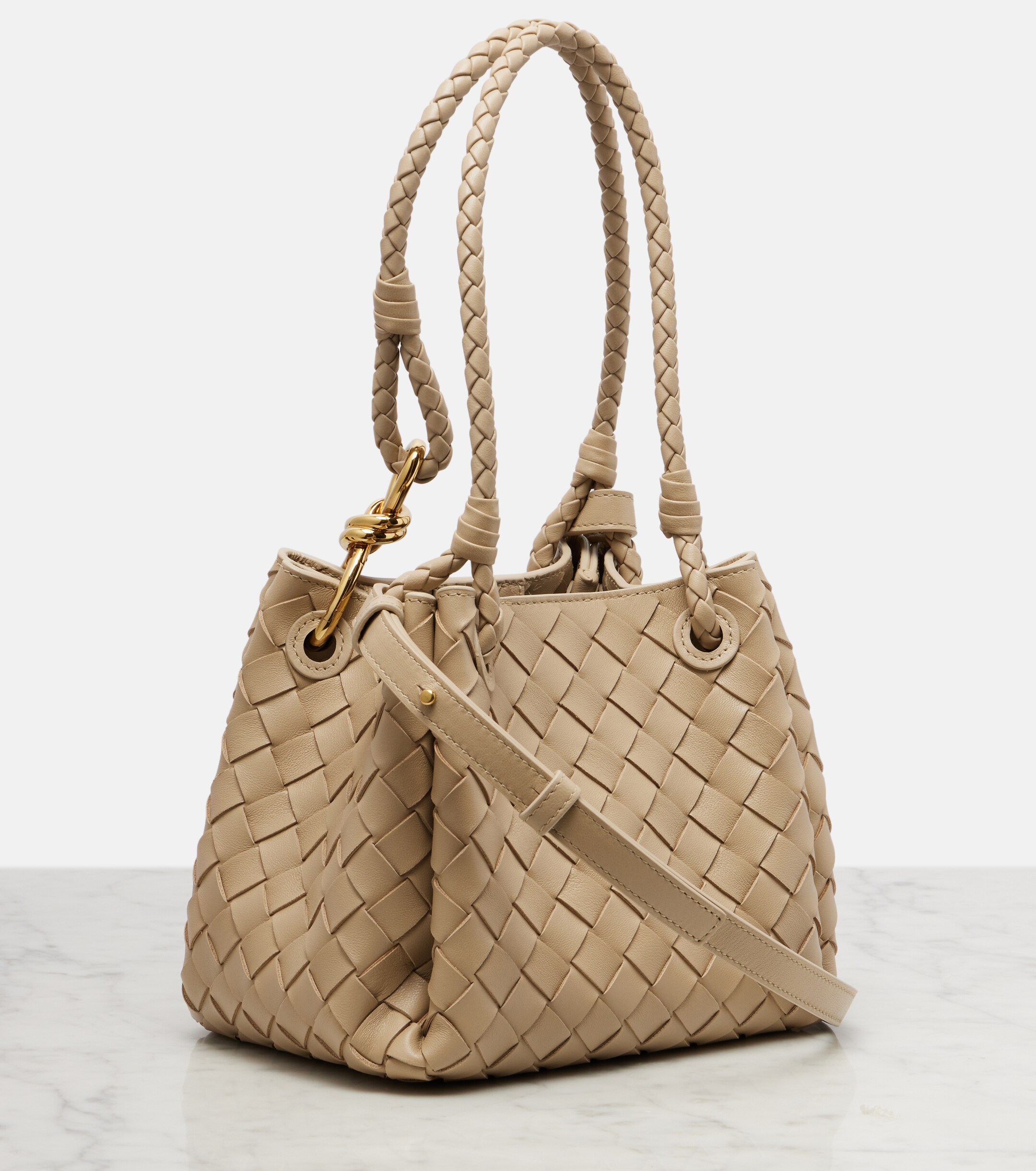 Bottega Veneta Parachute Small Intrecciato leather tote bag