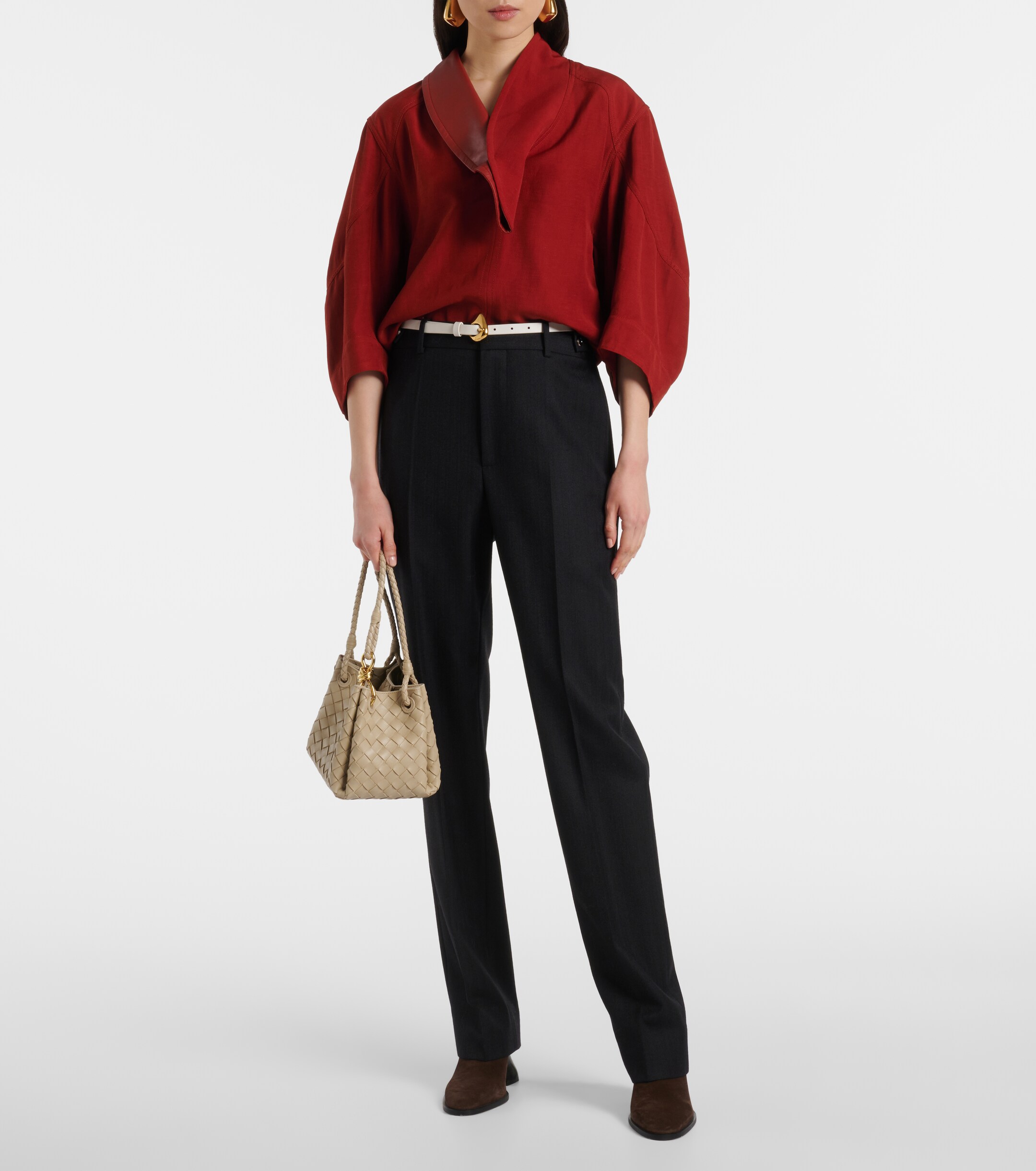 Bottega Veneta Parachute Small Intrecciato leather tote bag
