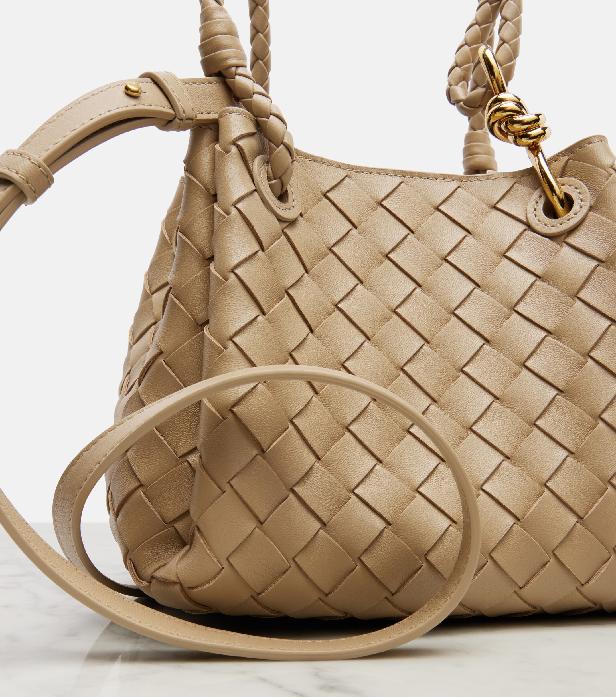 Bottega Veneta Parachute Small Intrecciato leather tote bag