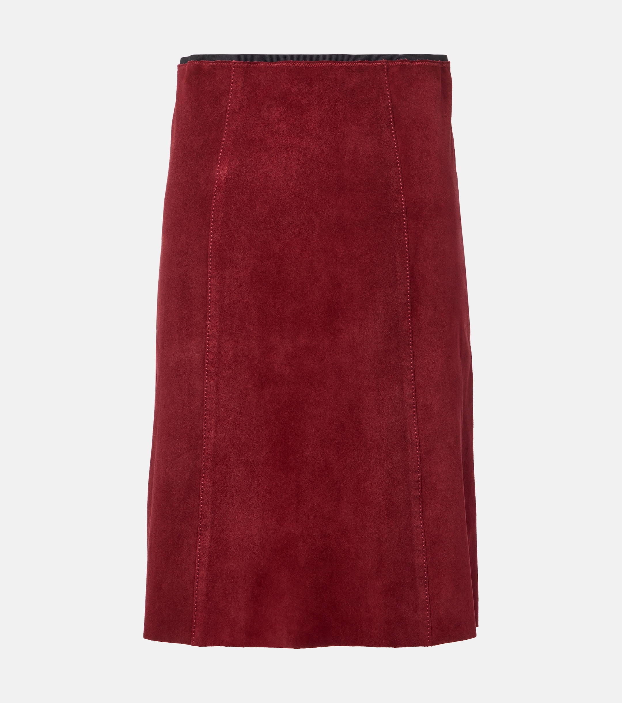 JOSEPH Suede midi skirt thumbnail