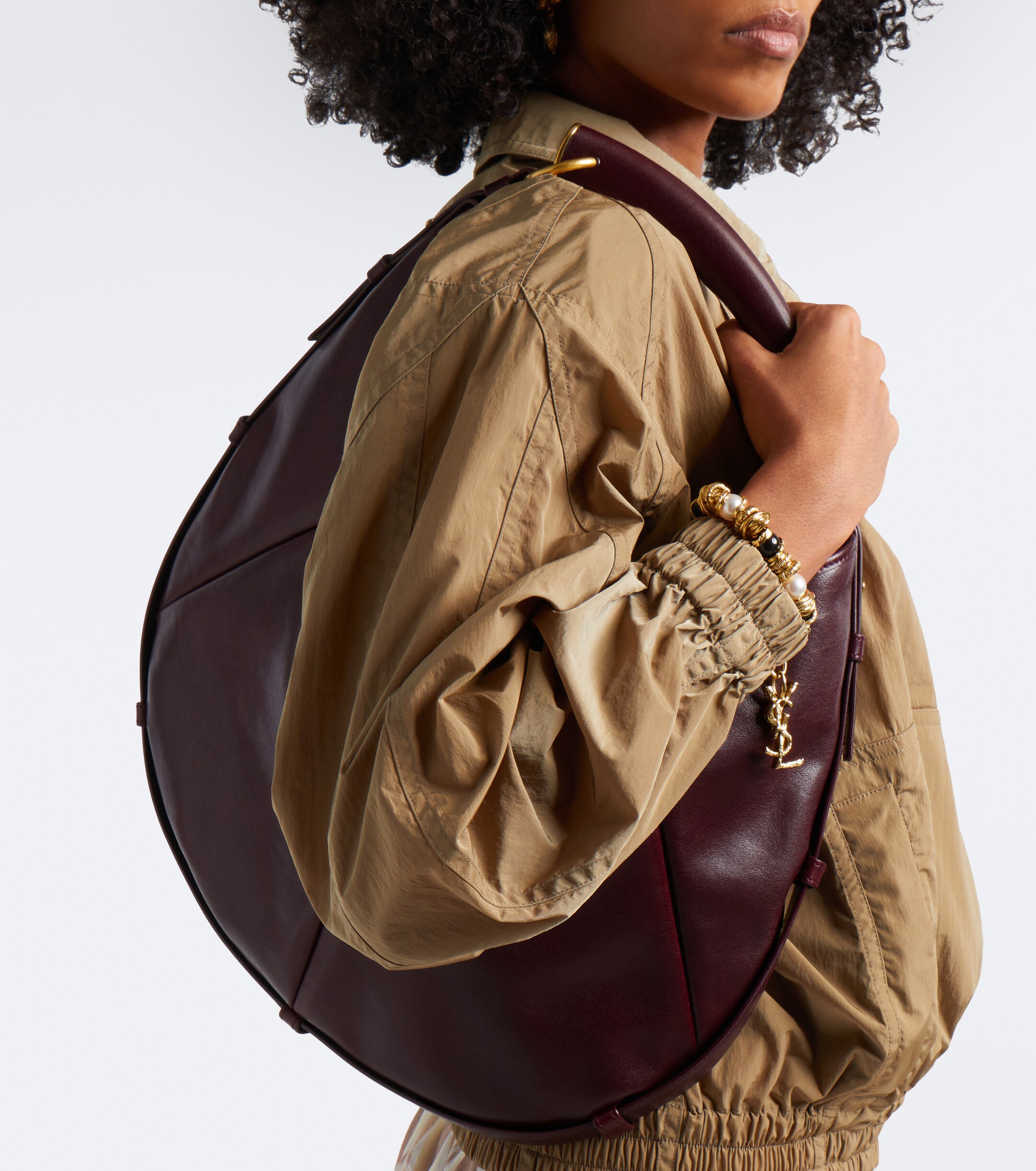 Saint Laurent Mombasa Medium leather shoulder bag