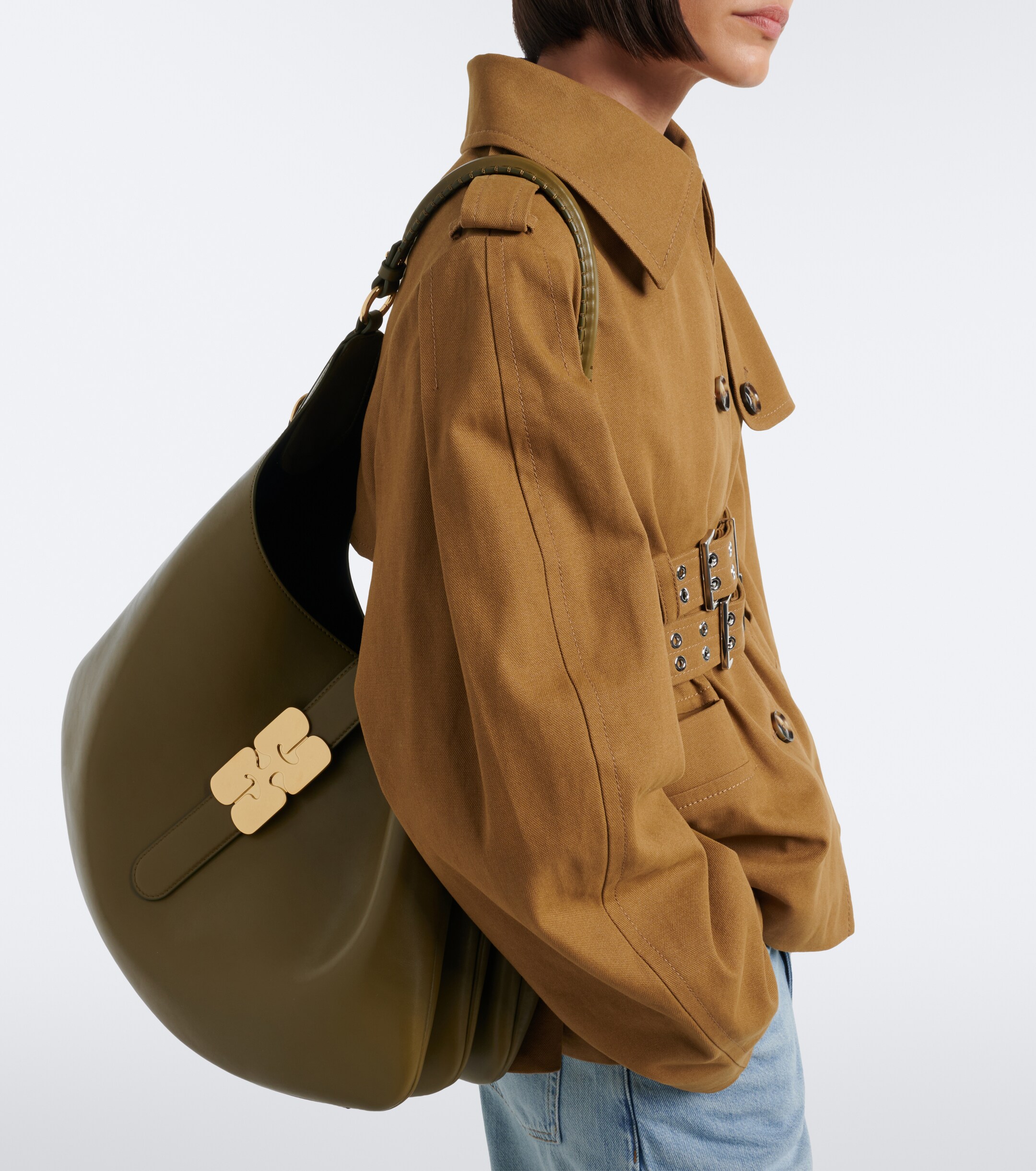GANNI Kat Large shoulder bag