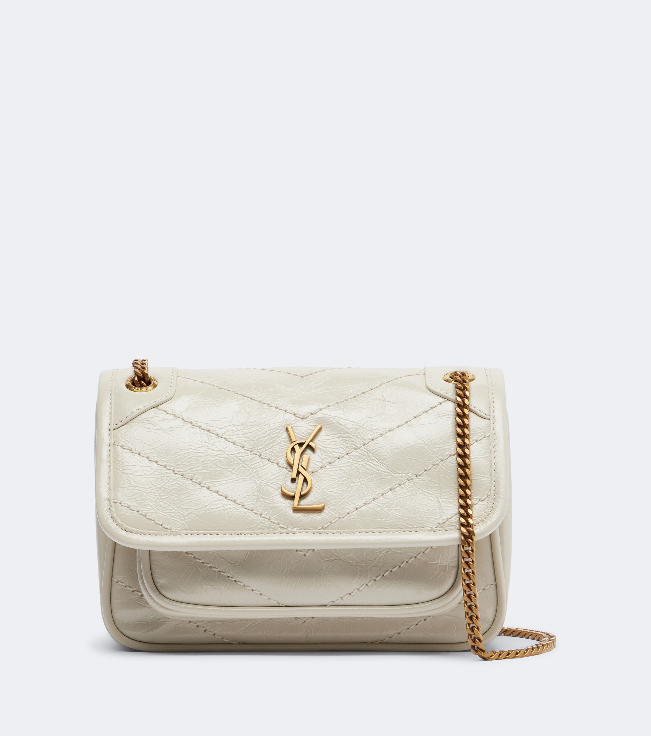 Saint Laurent Niki Cassandre Mini leather shoulder bag