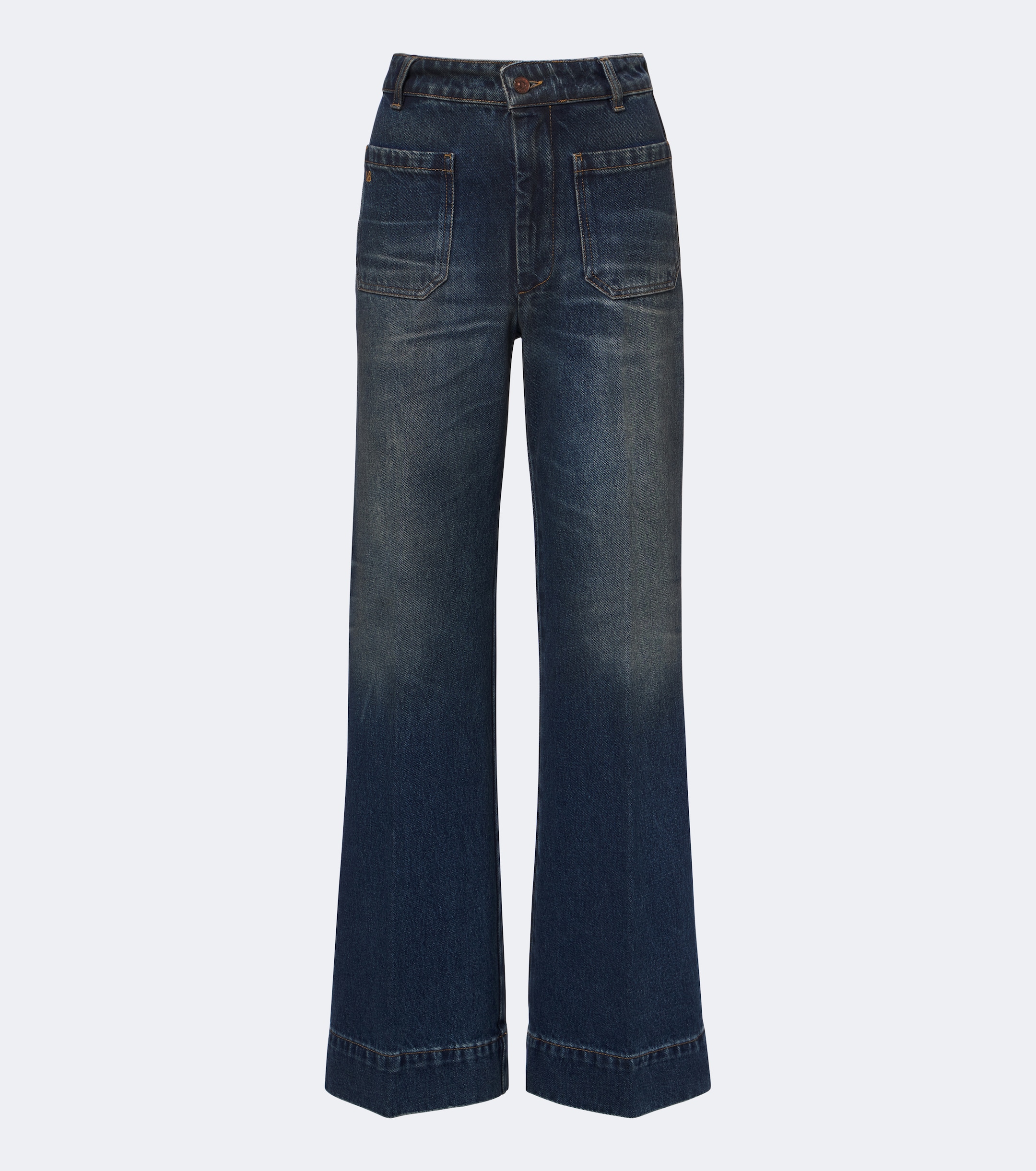 Victoria Beckham Victoria Beckham Alina faded wide-leg jeans