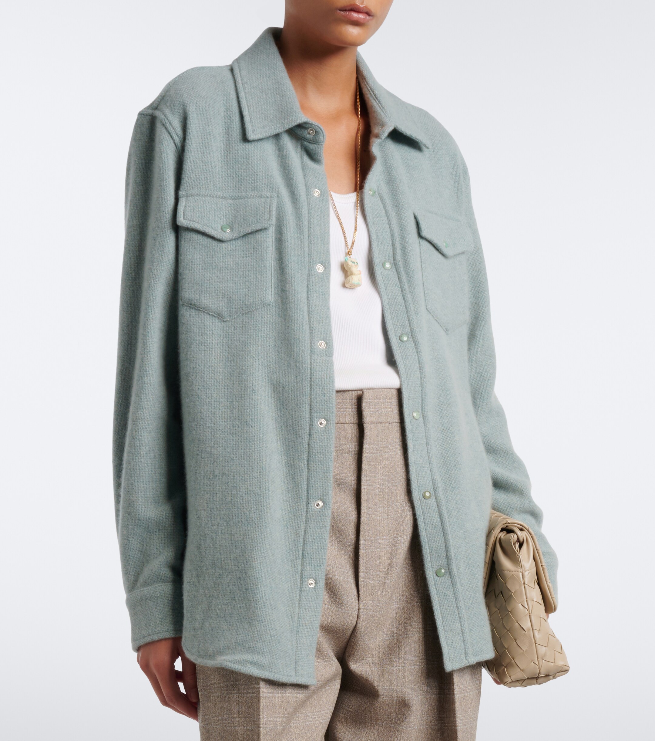 God's True Cashmere God's True Cashmere Celeste cashmere shirt