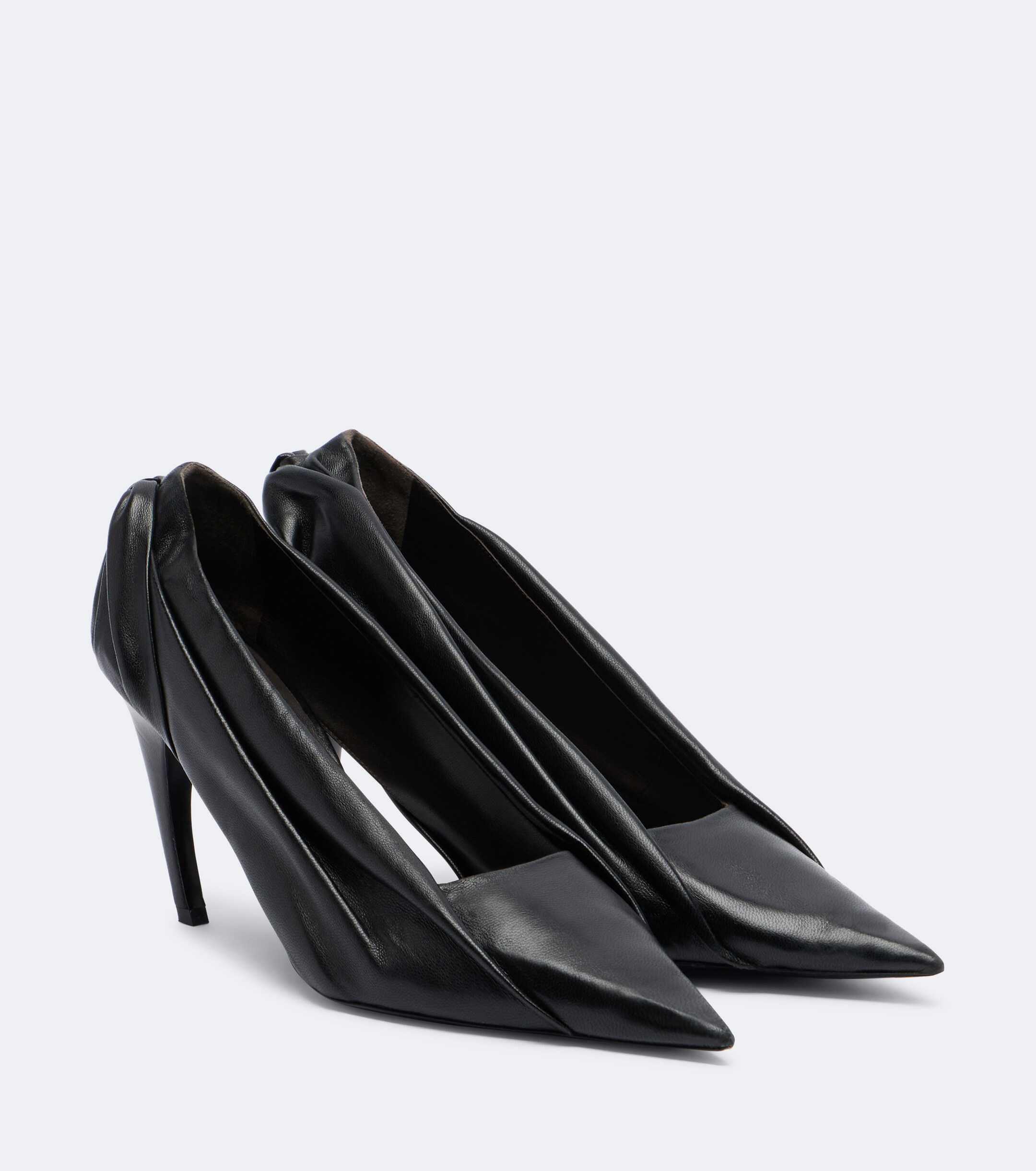 KHAITE Khaite Eve draped leather pumps