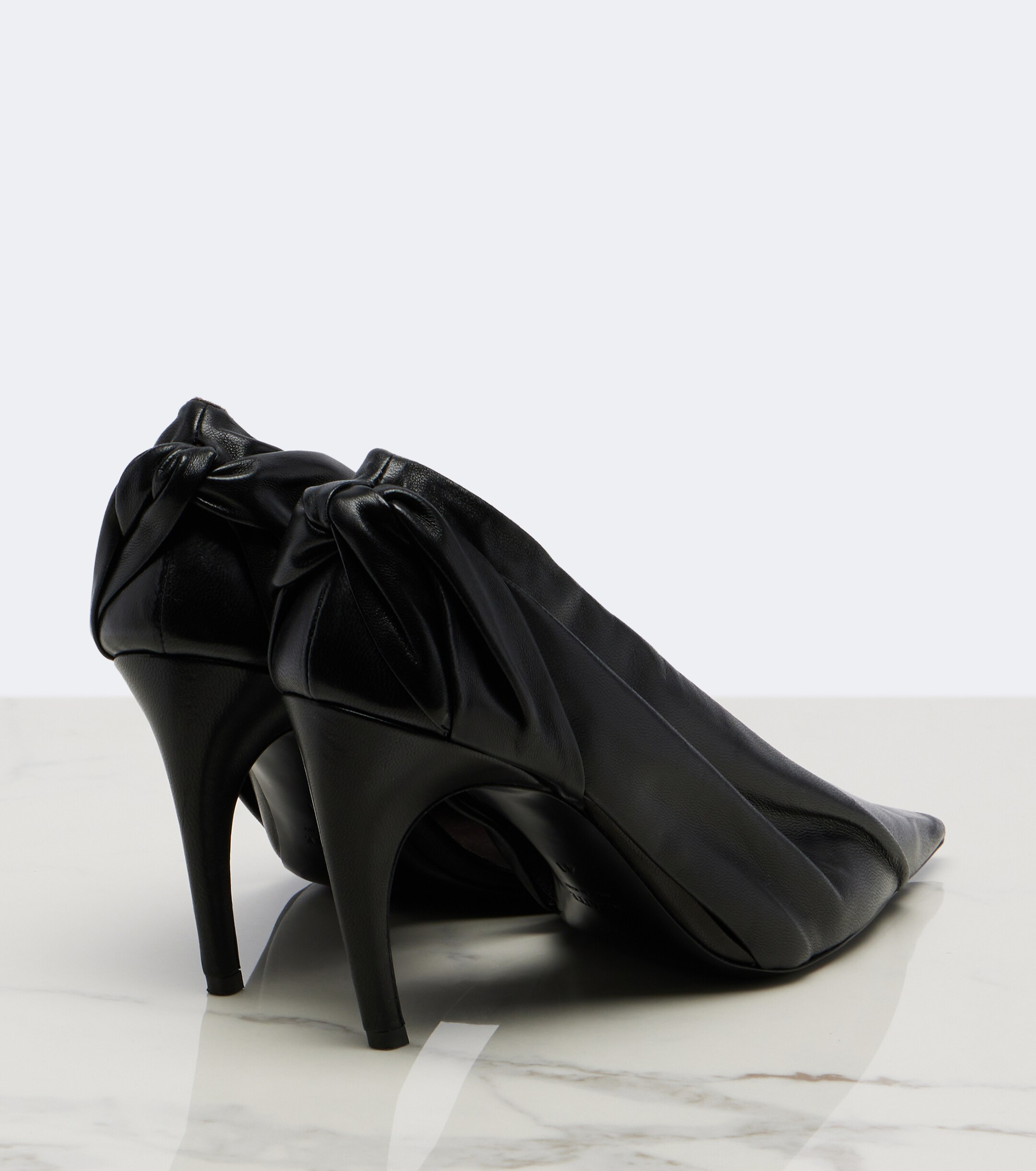 KHAITE Khaite Eve draped leather pumps