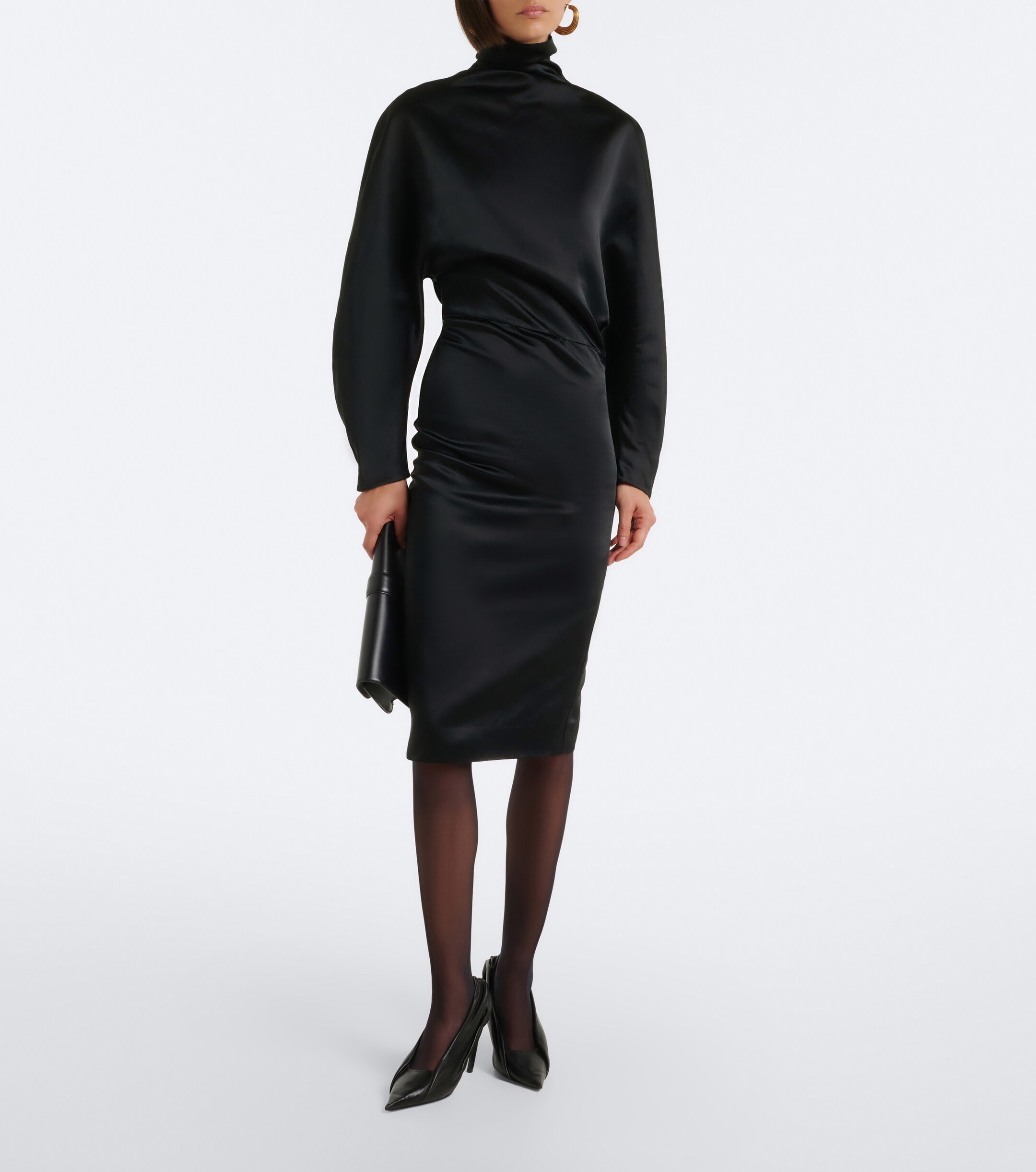 KHAITE Khaite Eve draped leather pumps