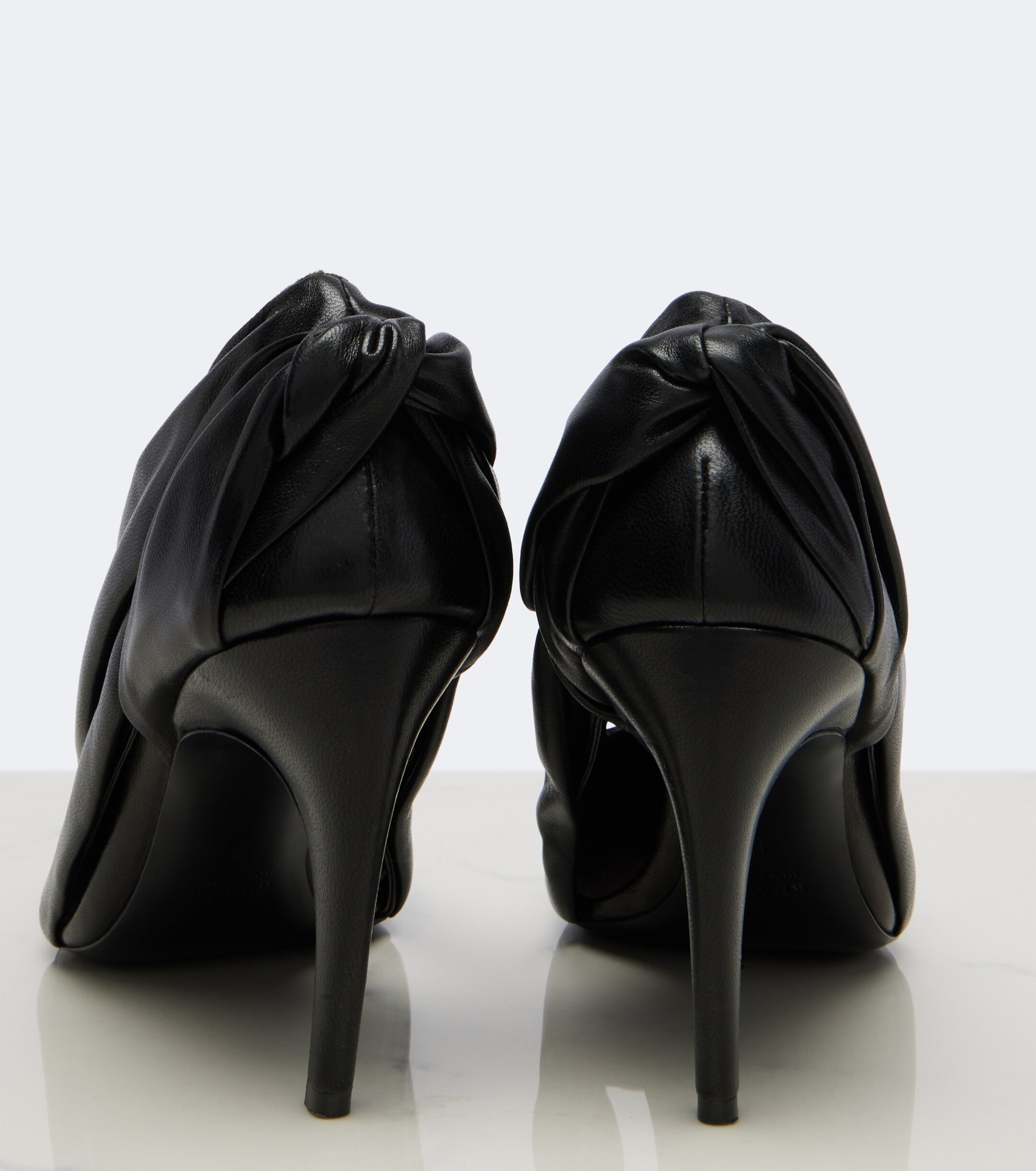 KHAITE Khaite Eve draped leather pumps