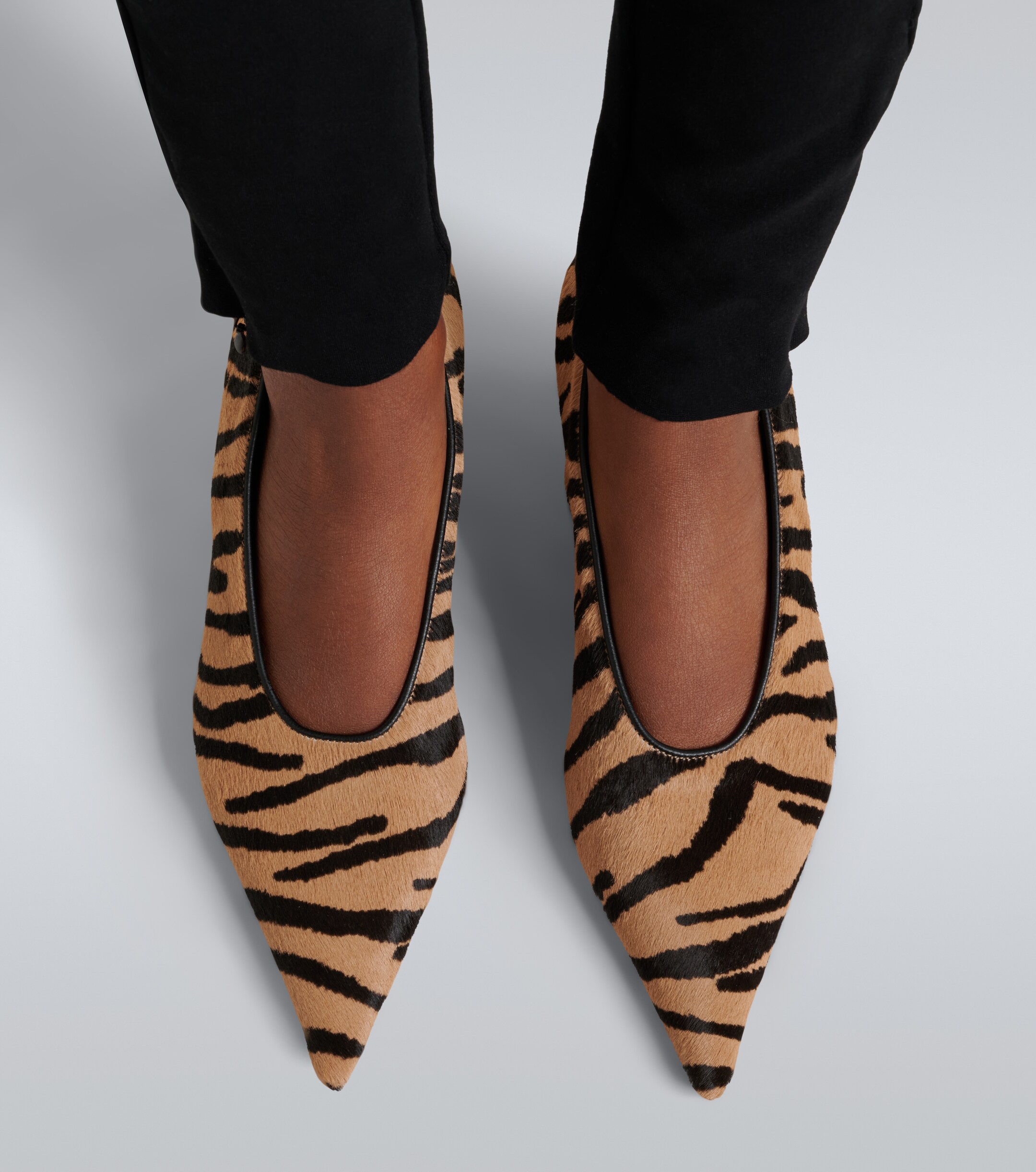TOTEME Toteme Printed calf-hair pumps
