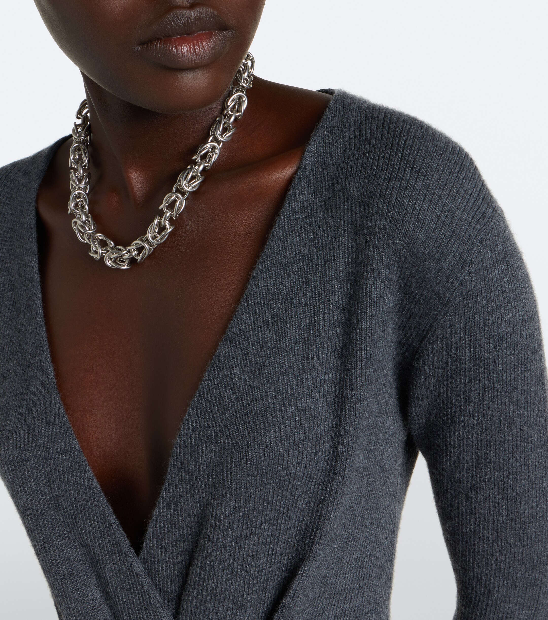 Max Mara Max Mara Draped cashmere bodysuit