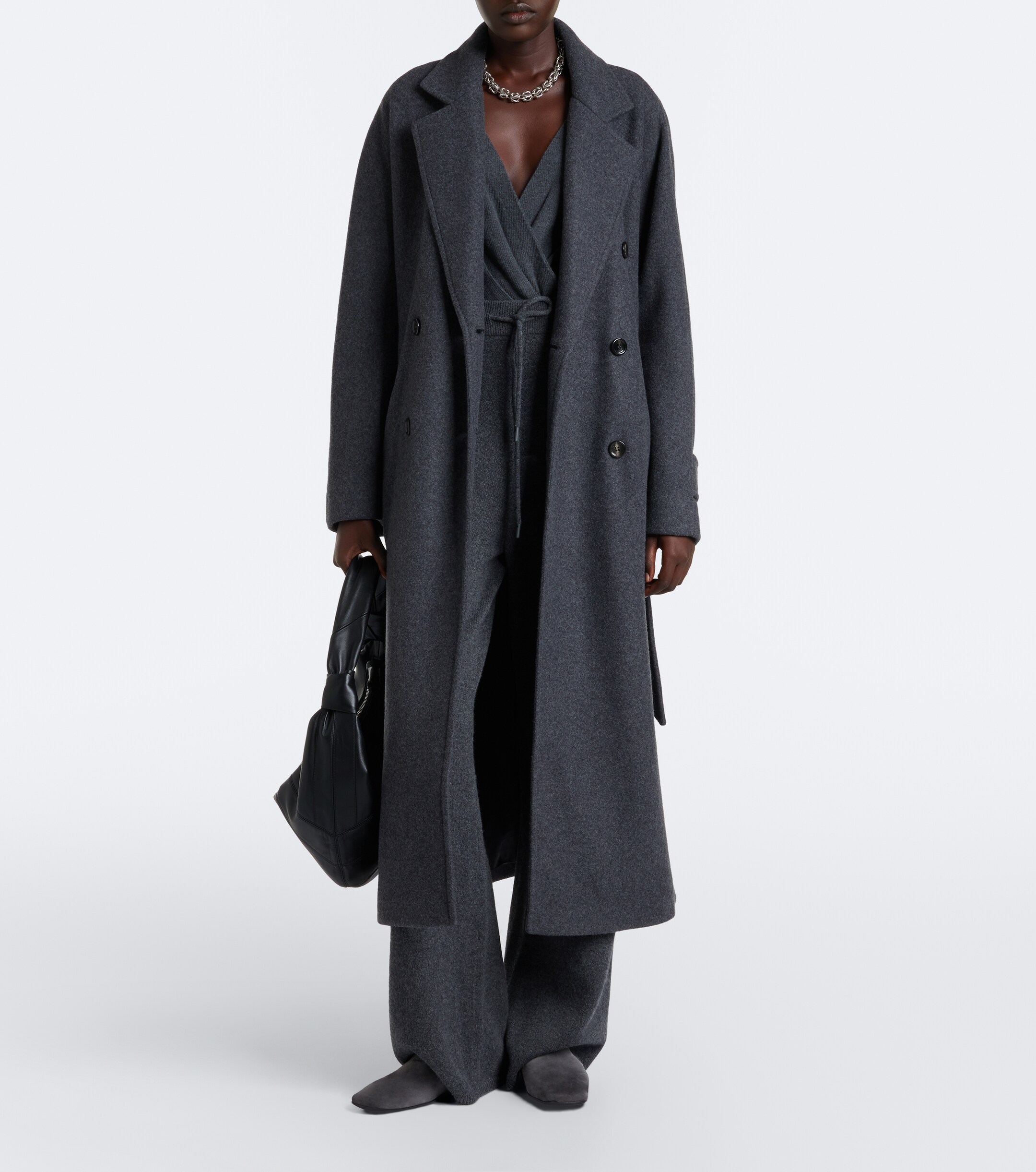 Max Mara Max Mara Draped cashmere bodysuit