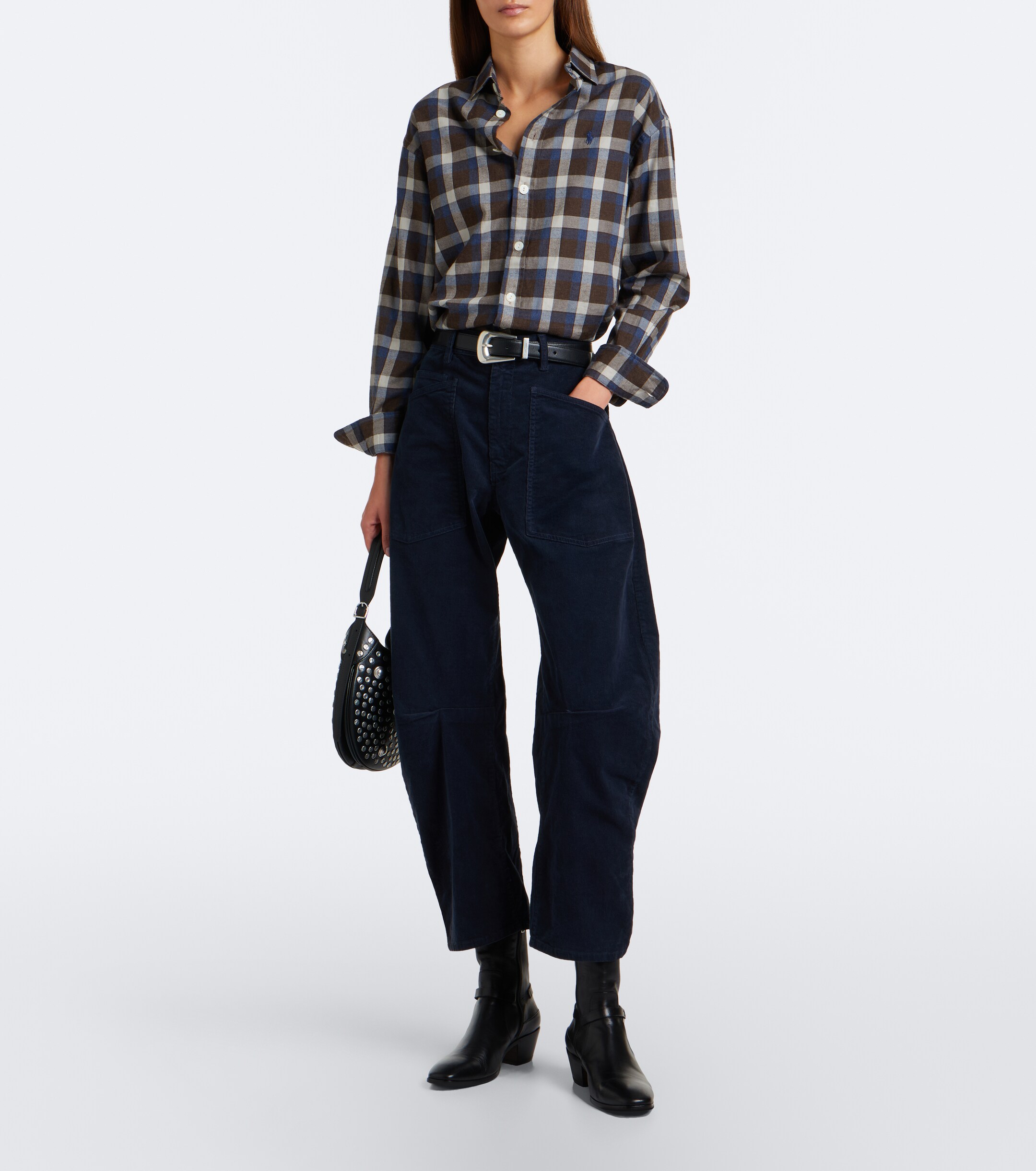 Nili Lotan Nili Lotan Shon barrel-leg jeans