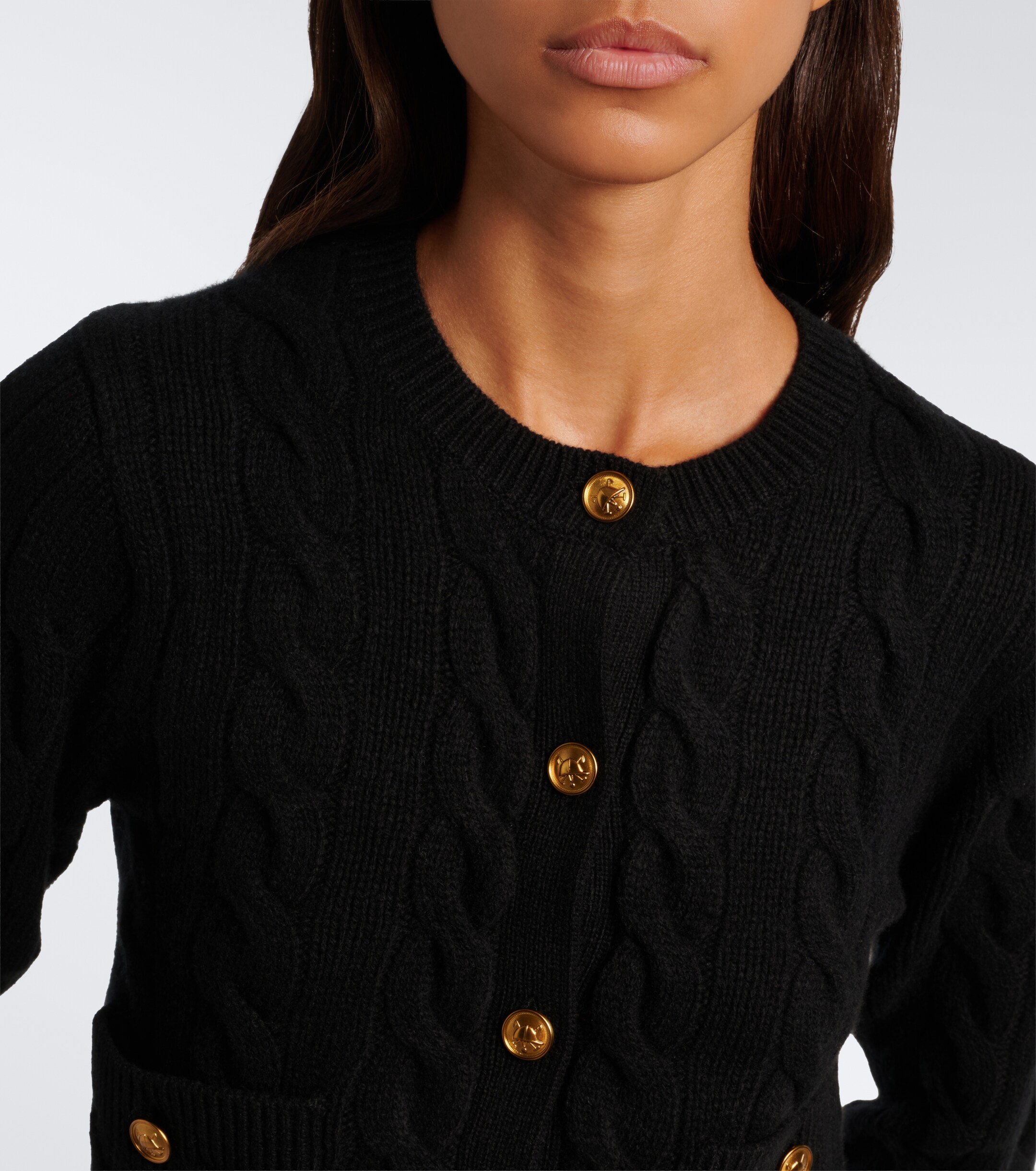 Polo Ralph Lauren Polo Ralph Lauren Cable-knit wool and cashmere cardigan