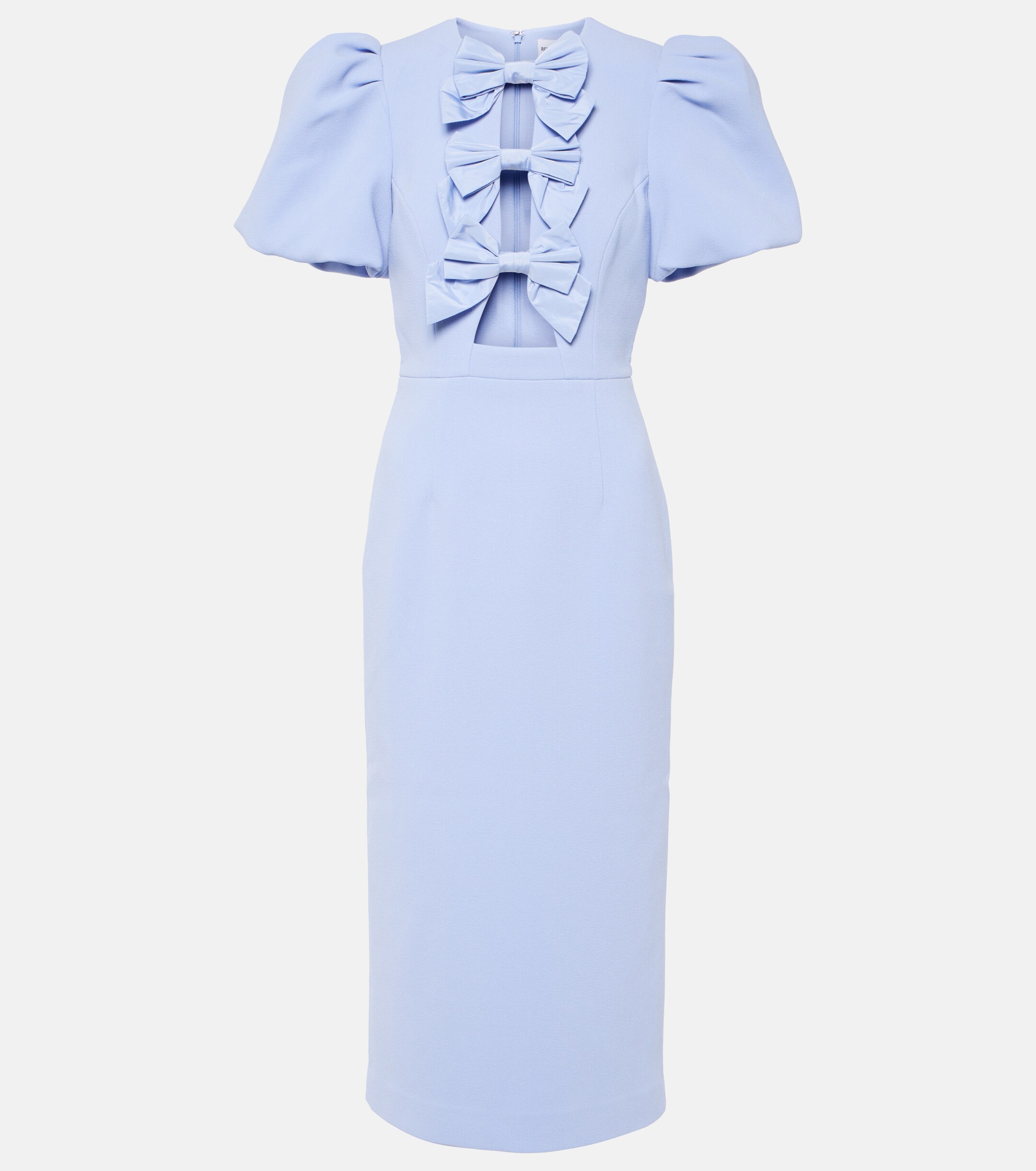 Rebecca Vallance Bridal Annabelle bow-detail midi dress