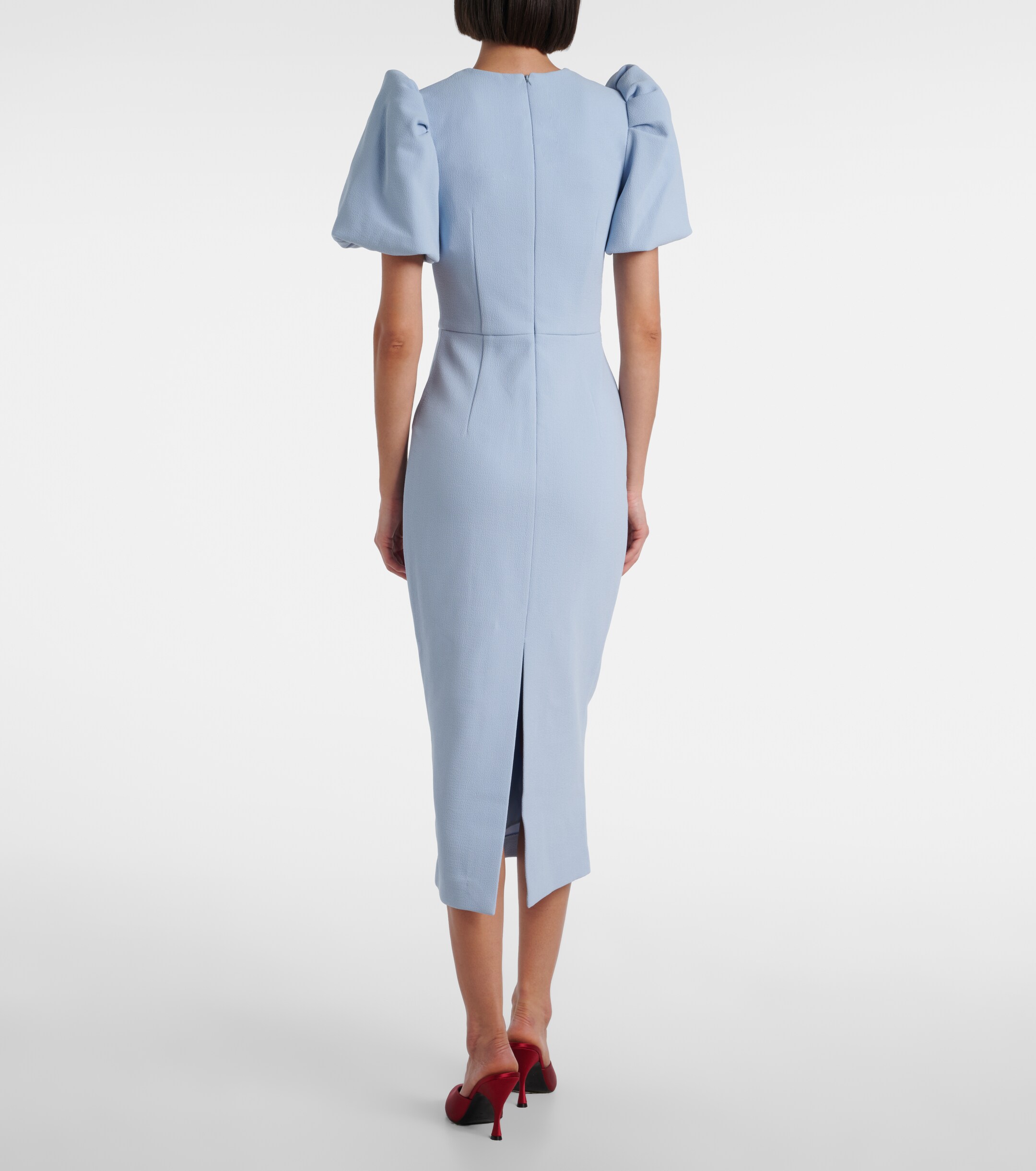 Rebecca Vallance Bridal Annabelle bow-detail midi dress