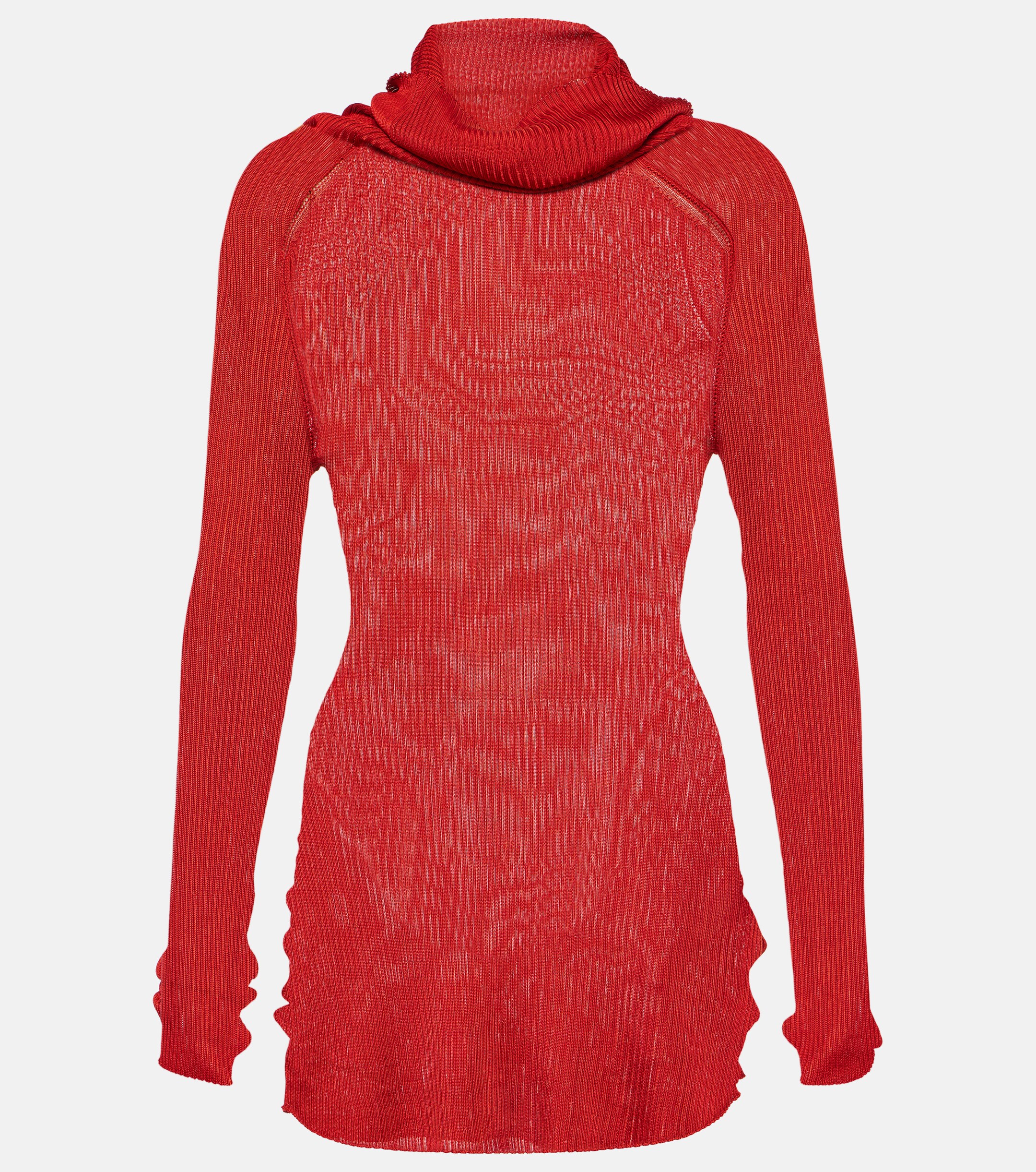 Victoria Beckham Ribbed-knit turtleneck top