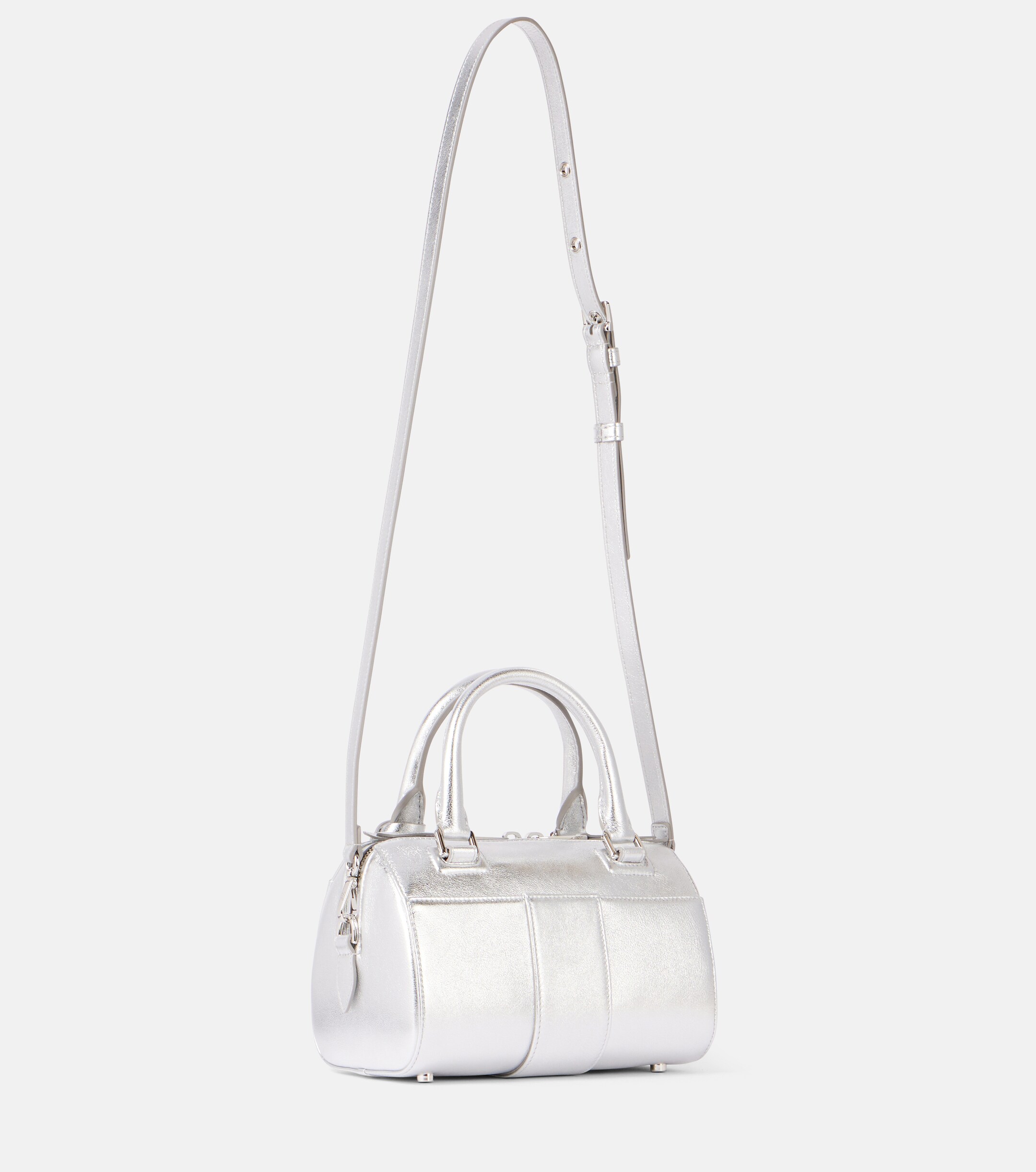 ROGER VIVIER Belle Vivier Mini metallic leather tote bag