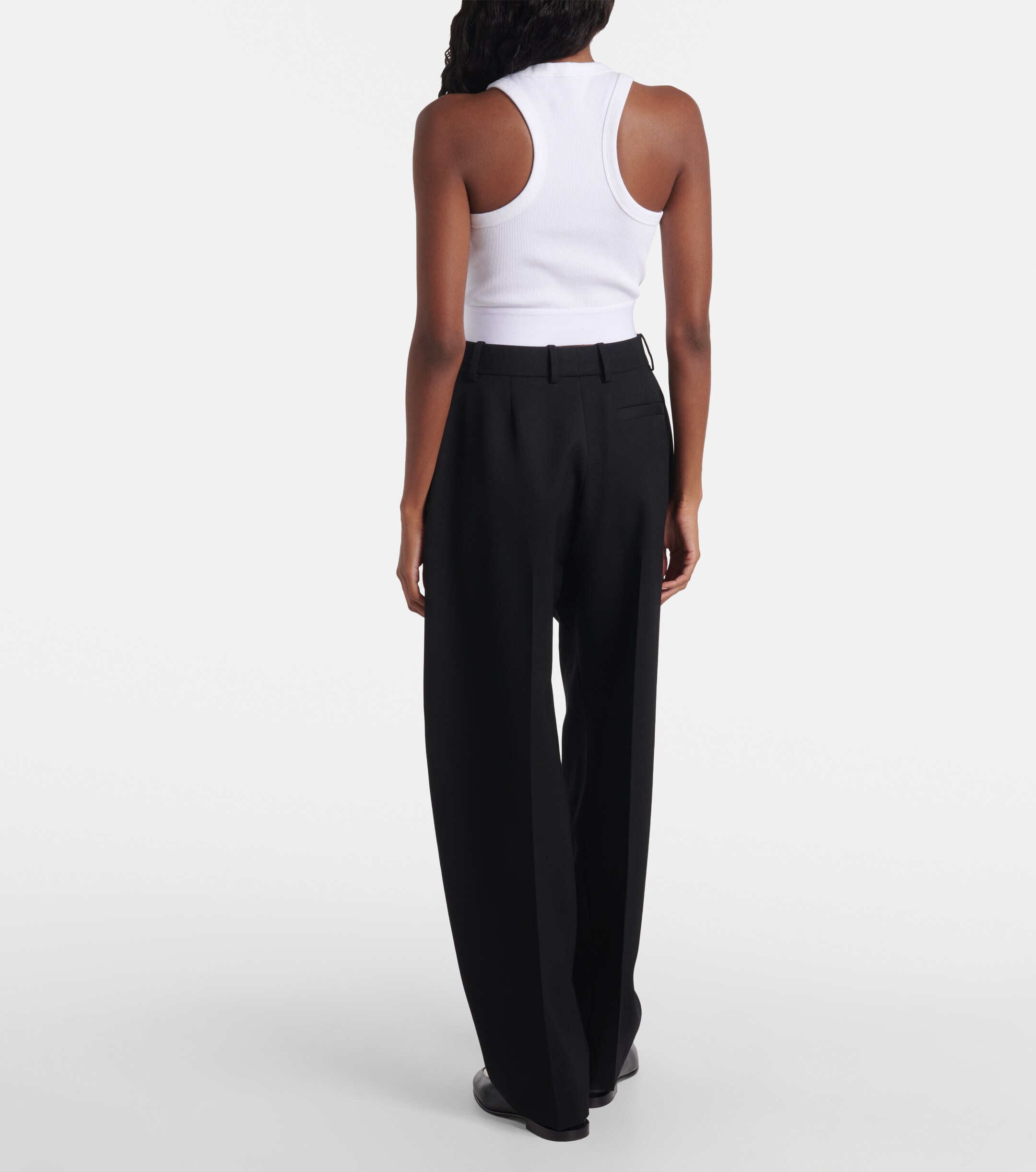 Givenchy Logo ribbed-knit cotton tank top