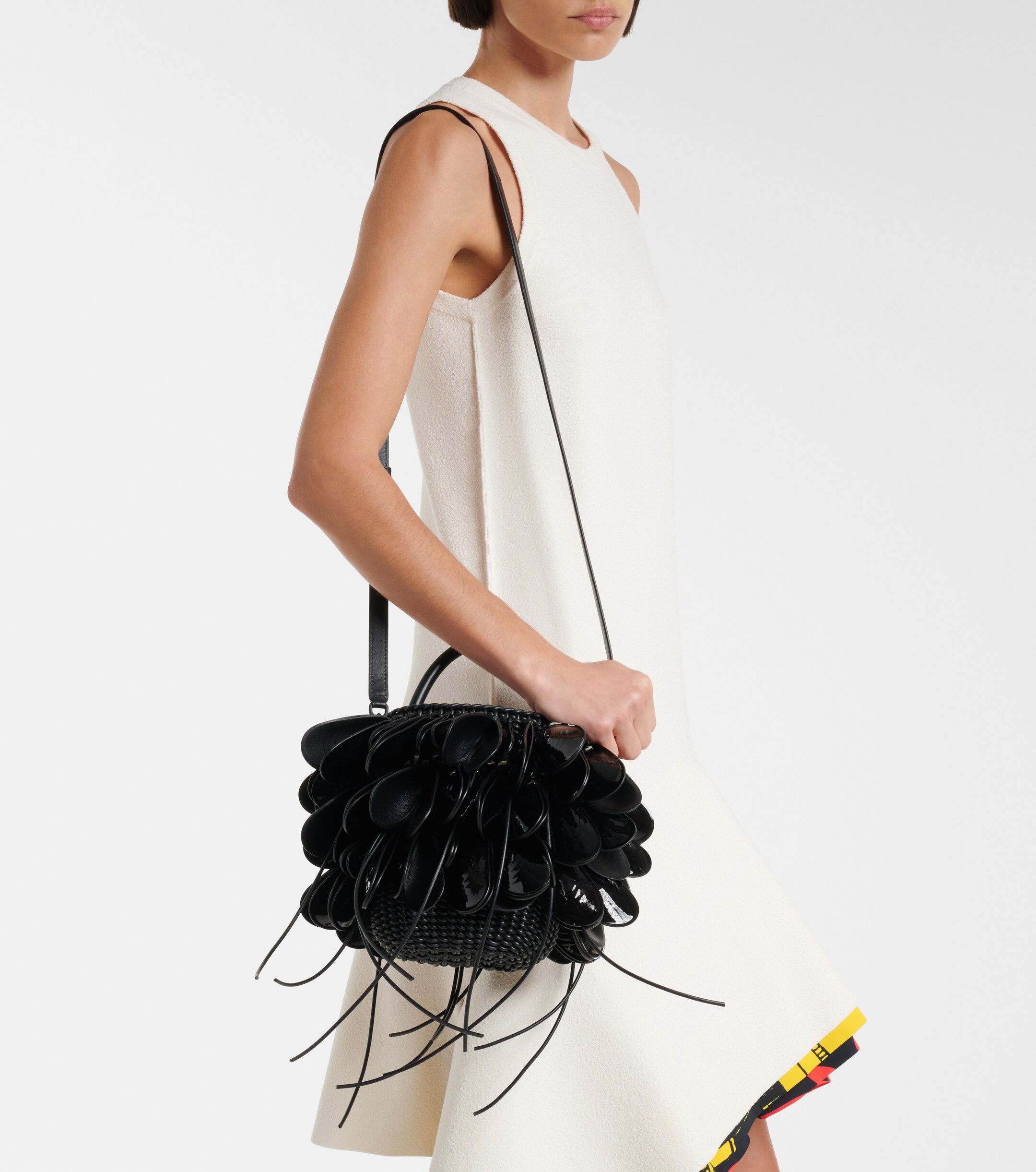 Loewe Shell Small leather bucket bag